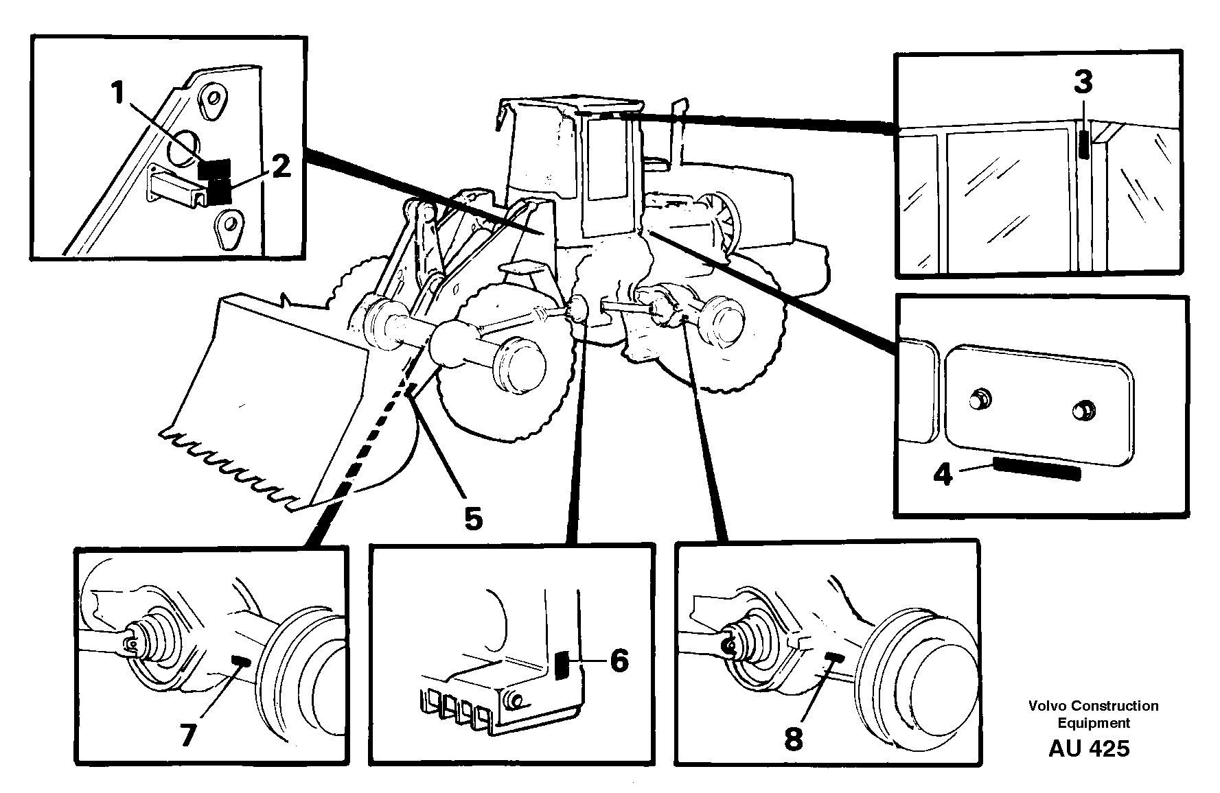 Product sign plate — volvo parts diagram