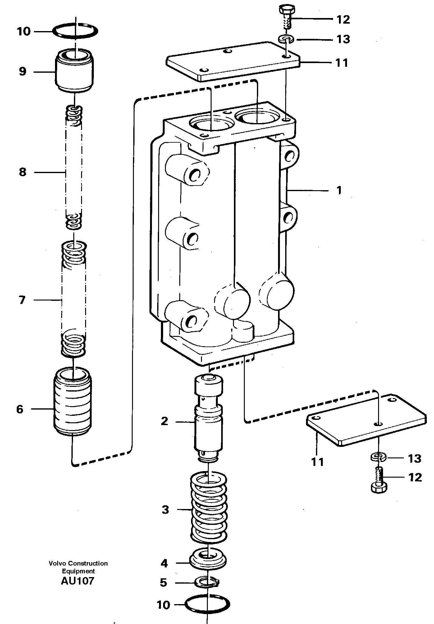 Pressure limiting valve — volvo parts diagram