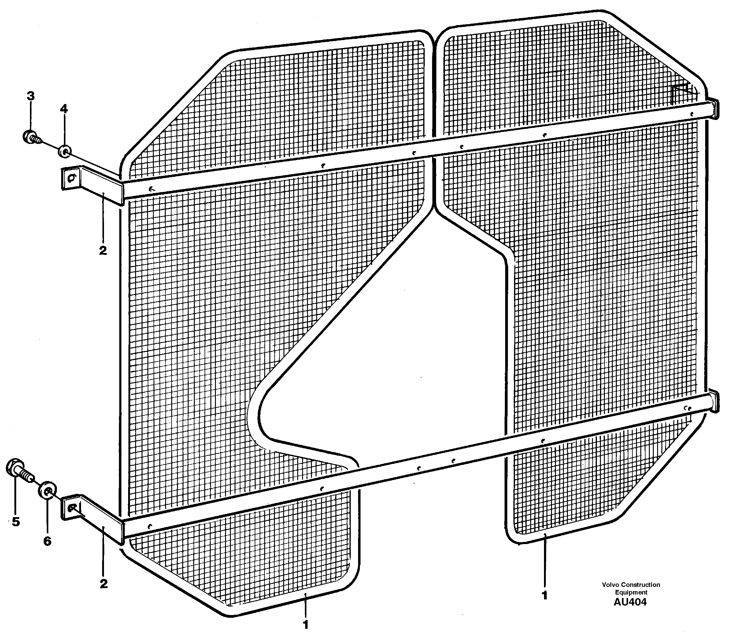 Fan guard.  92039 — volvo parts diagram
