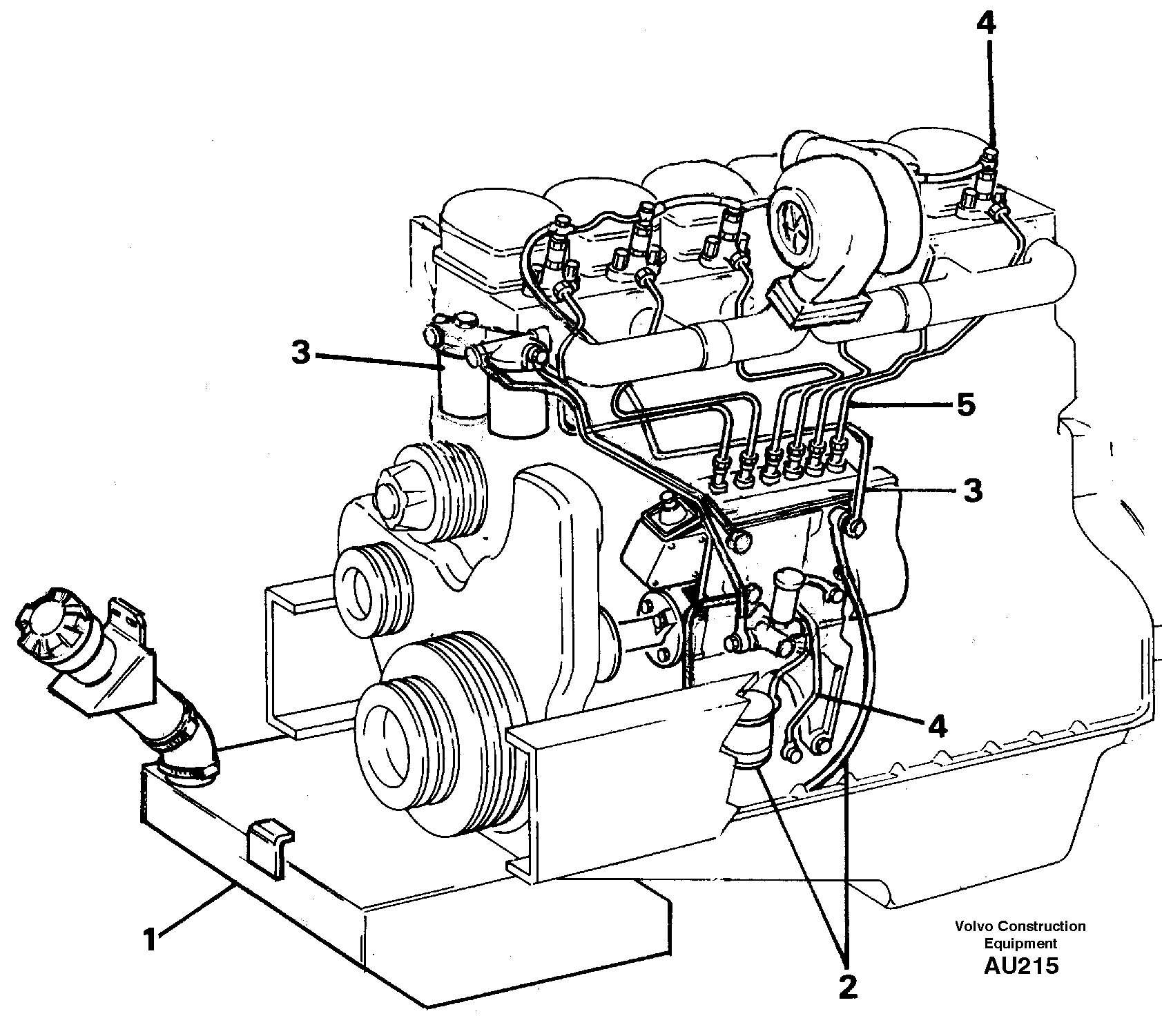 Fuel system — volvo parts diagram