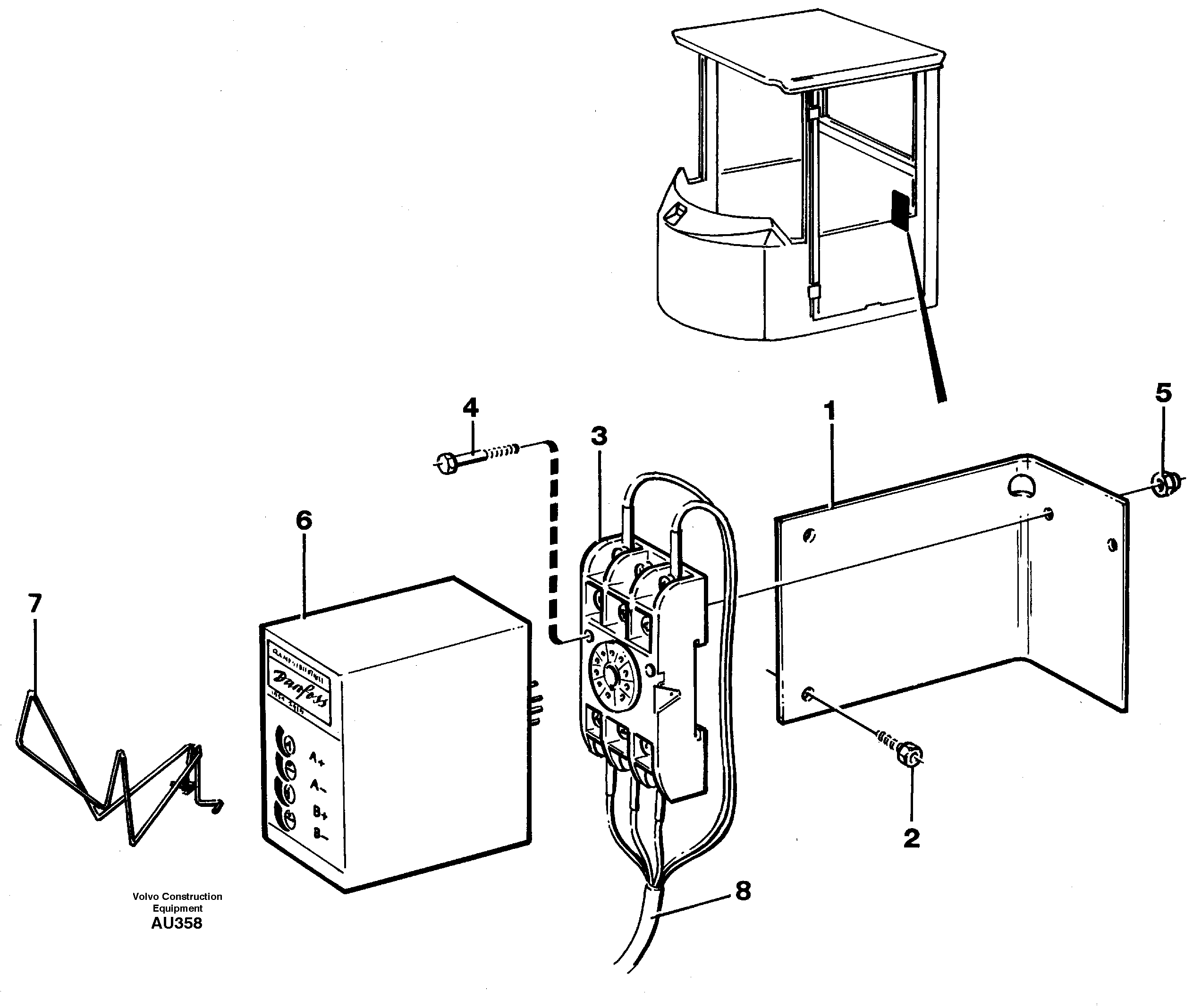 Electronic unit, CDC.  94602 — volvo parts diagram