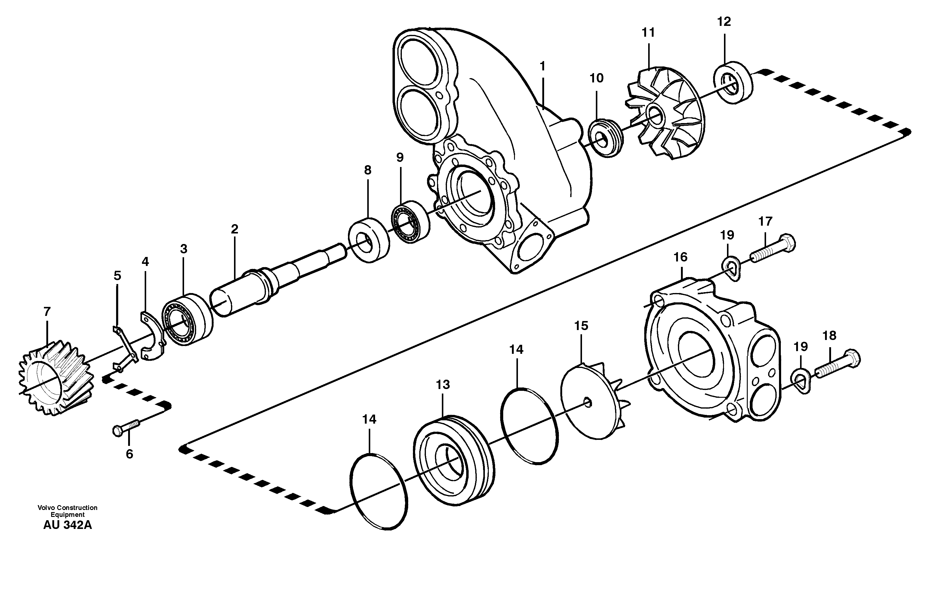 Water pump. — volvo parts diagram