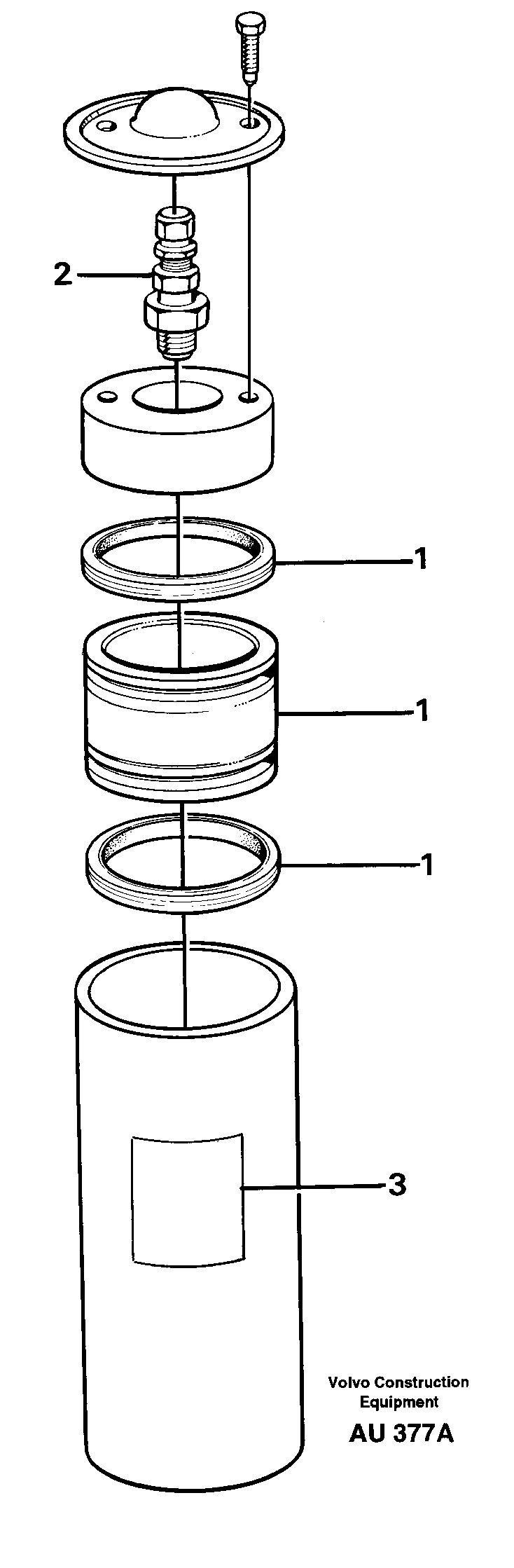 Accumulator, LH.  94601, 80216 — volvo parts diagram