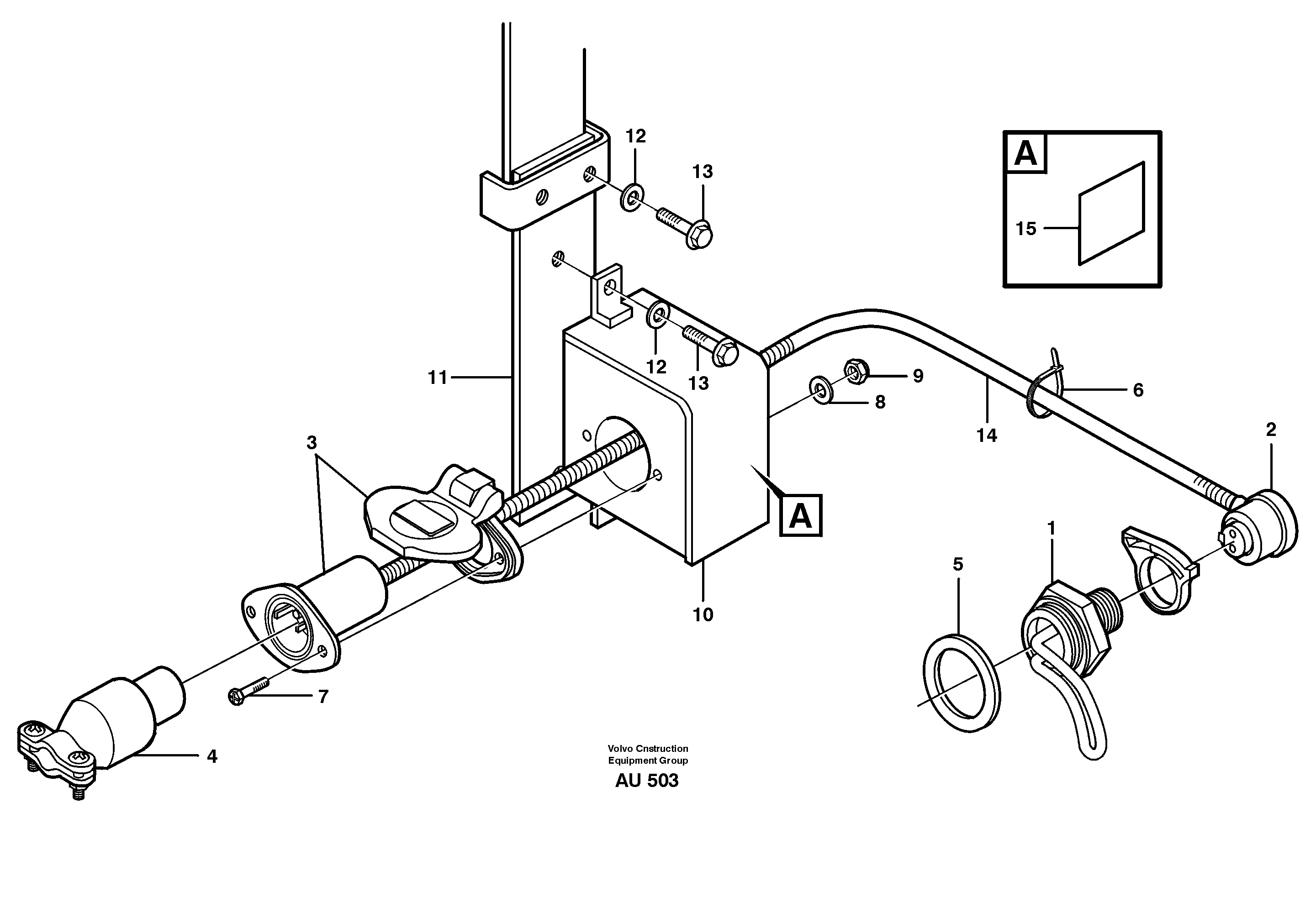 Engine heater  USA — volvo parts diagram