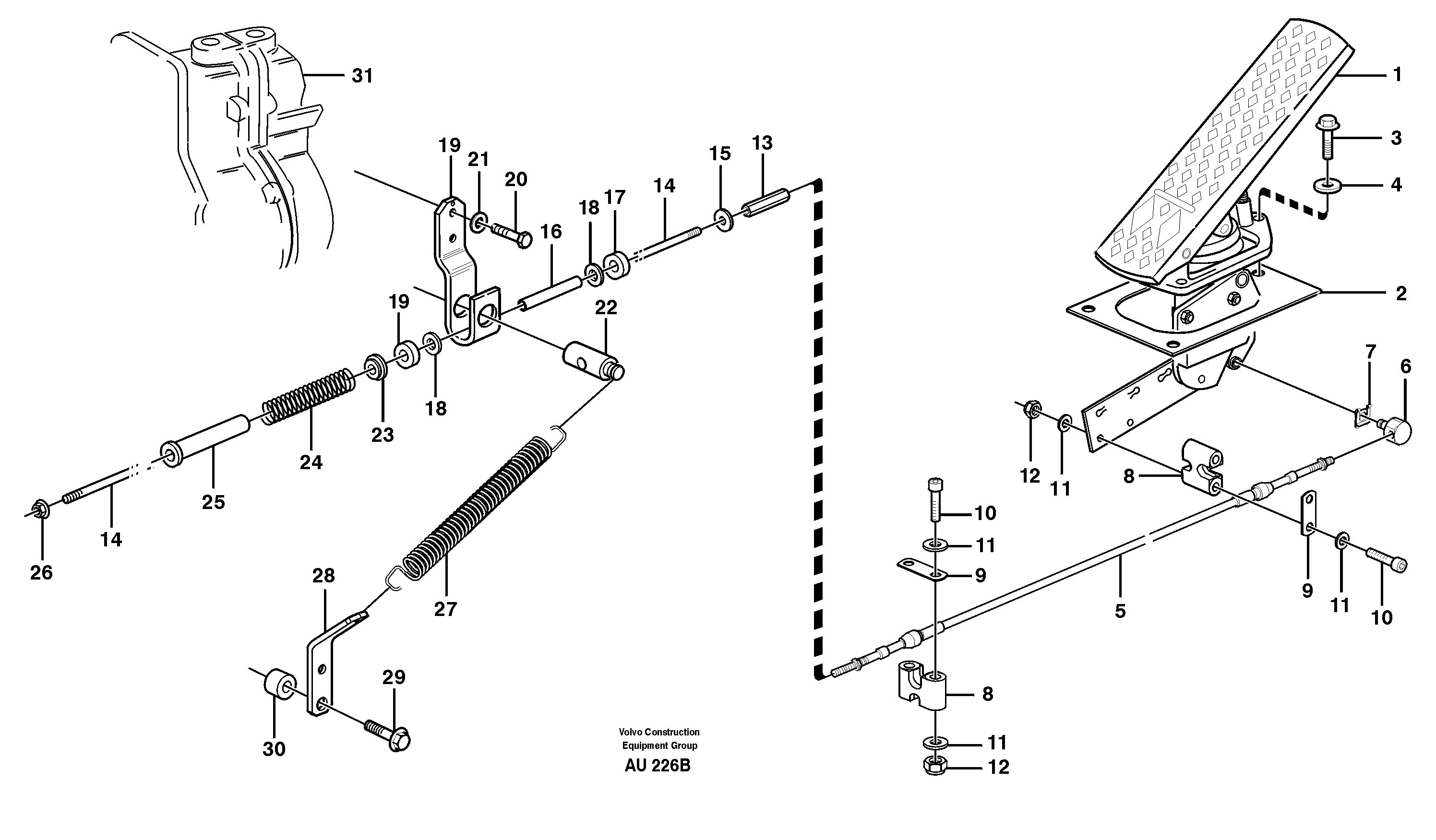 Regulator control — volvo parts diagram
