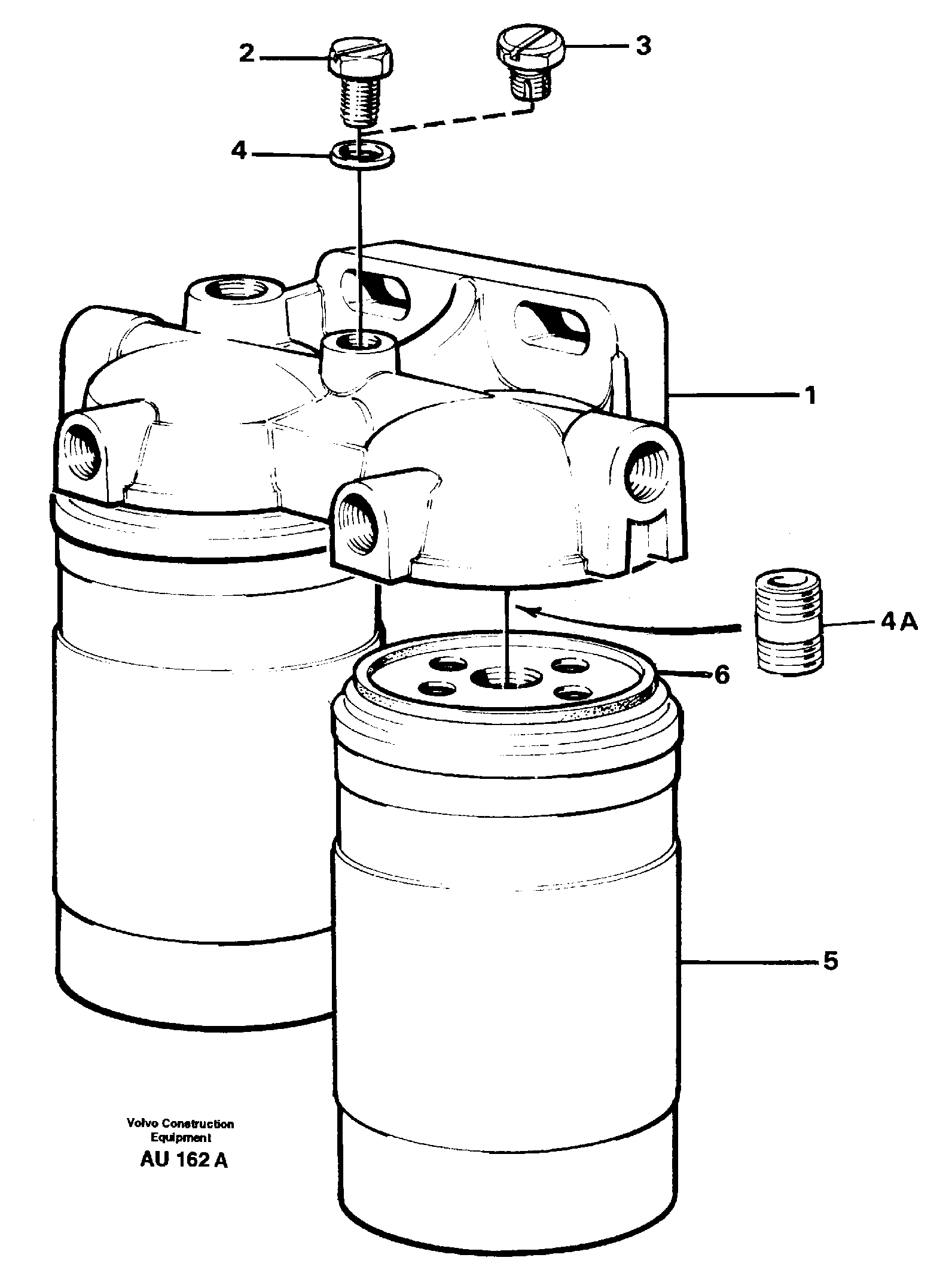 Fuel filter  ENG - 297188 — volvo parts diagram