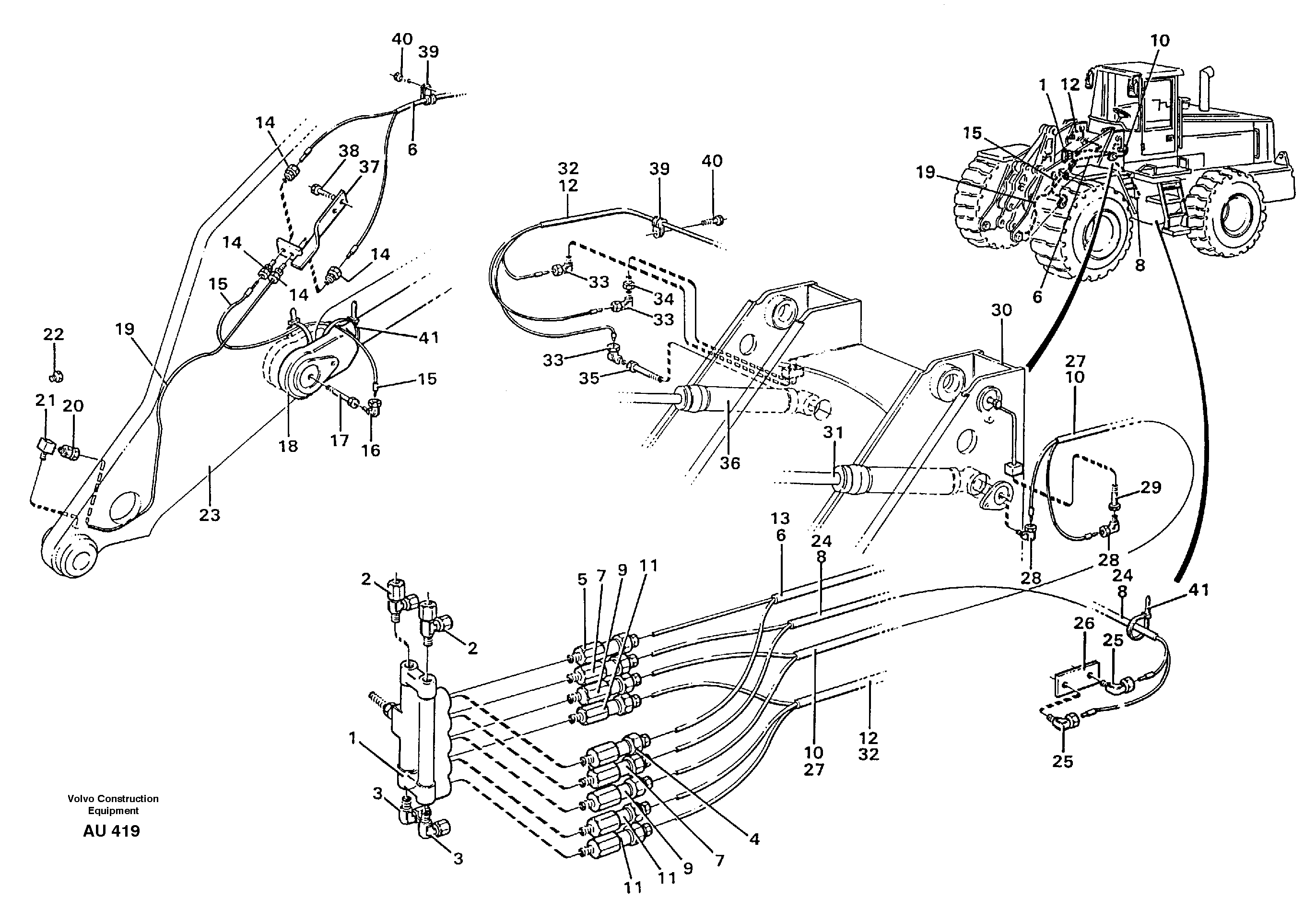 Distribution block, B2. 94803 — volvo parts diagram