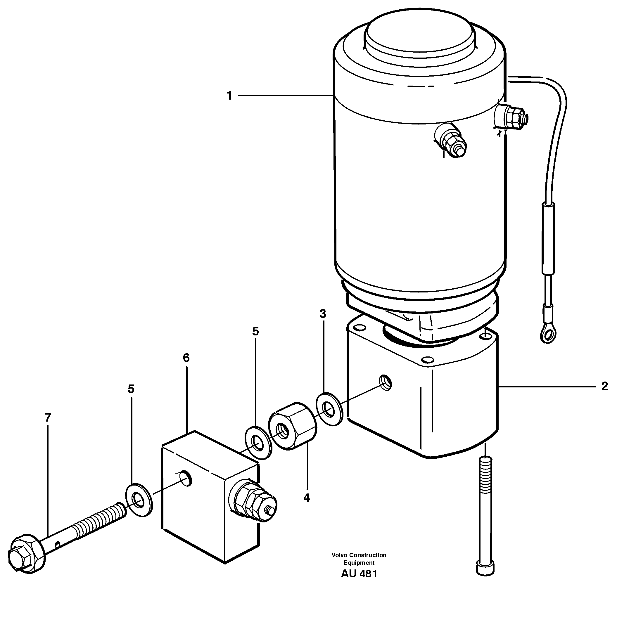 Pump unit.  93500,  93839 — volvo parts diagram