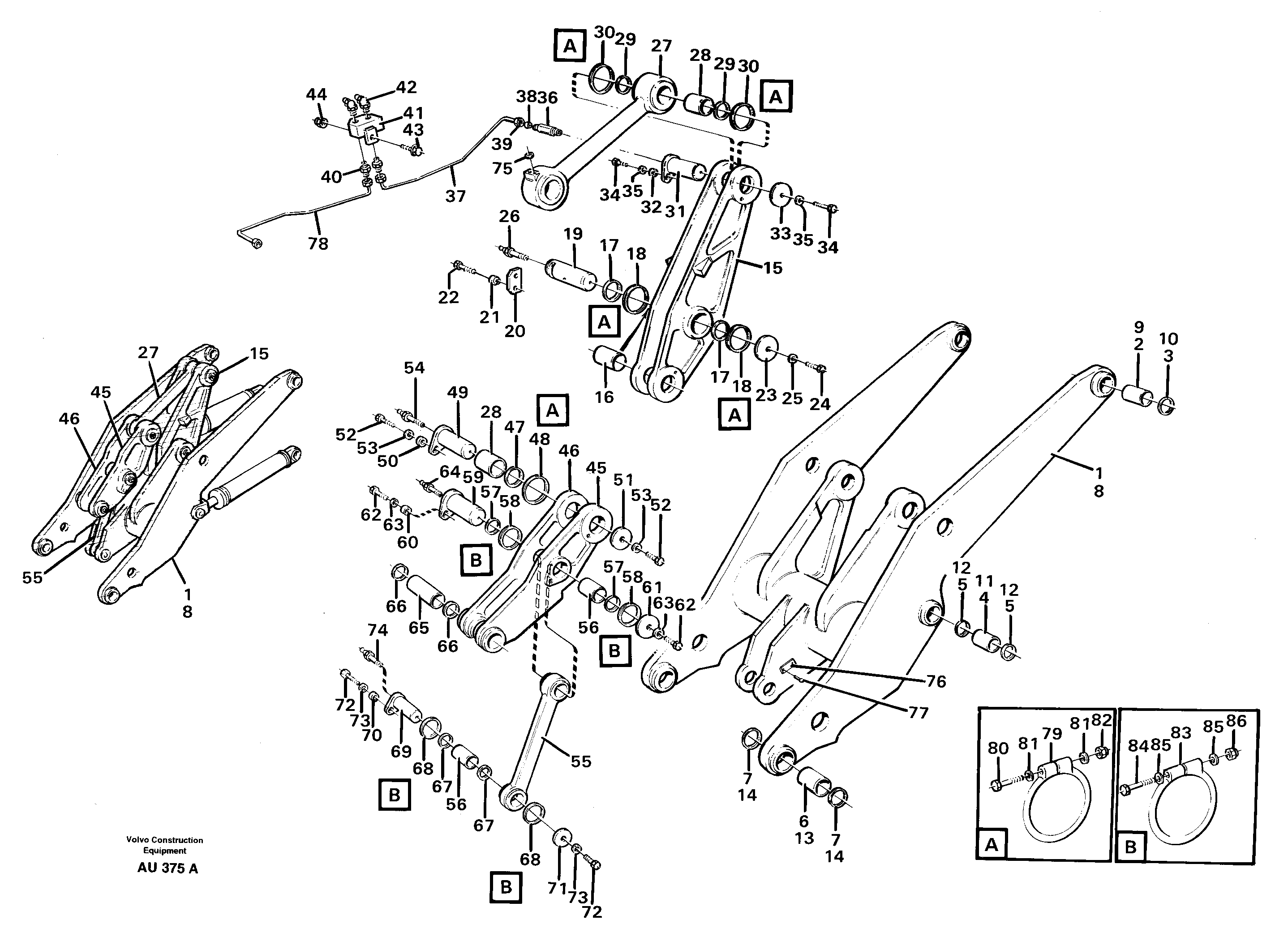 Loading unit. 33511, 94575 33513, 94803 — volvo parts diagram