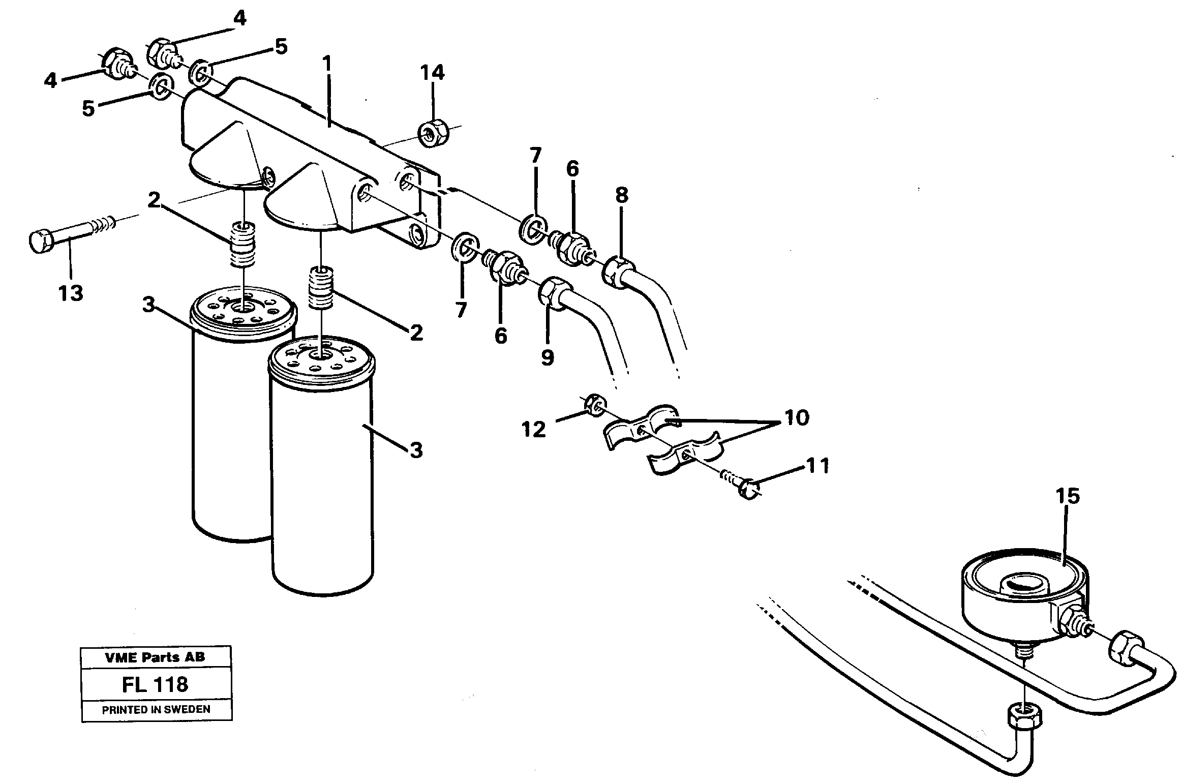 Oil filter — volvo parts diagram
