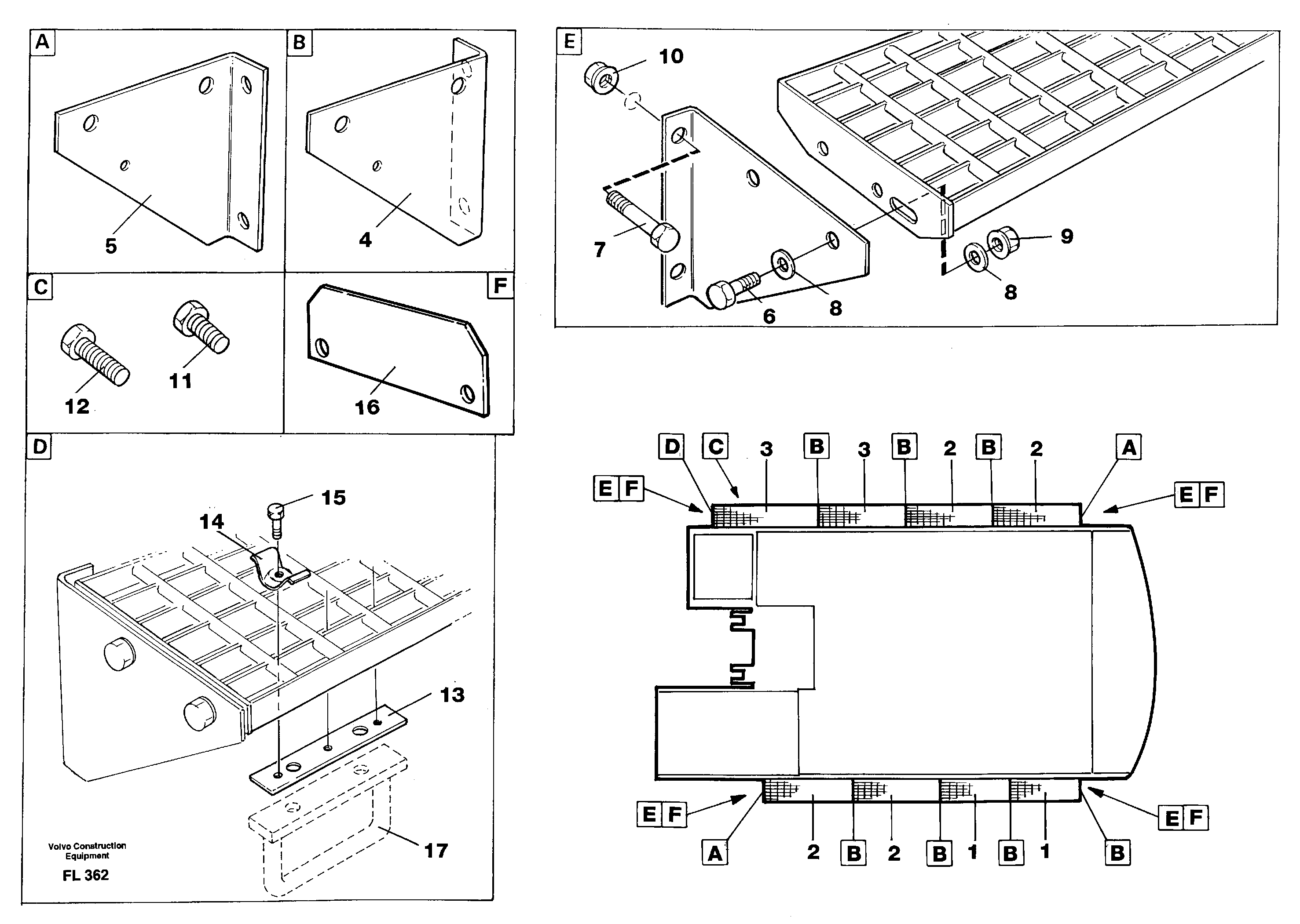Cat-walk  14266595 — volvo parts diagram