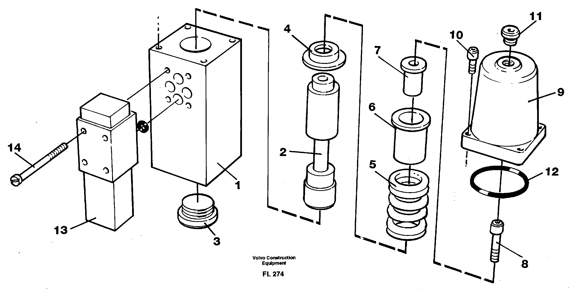 Operating valve — volvo parts diagram