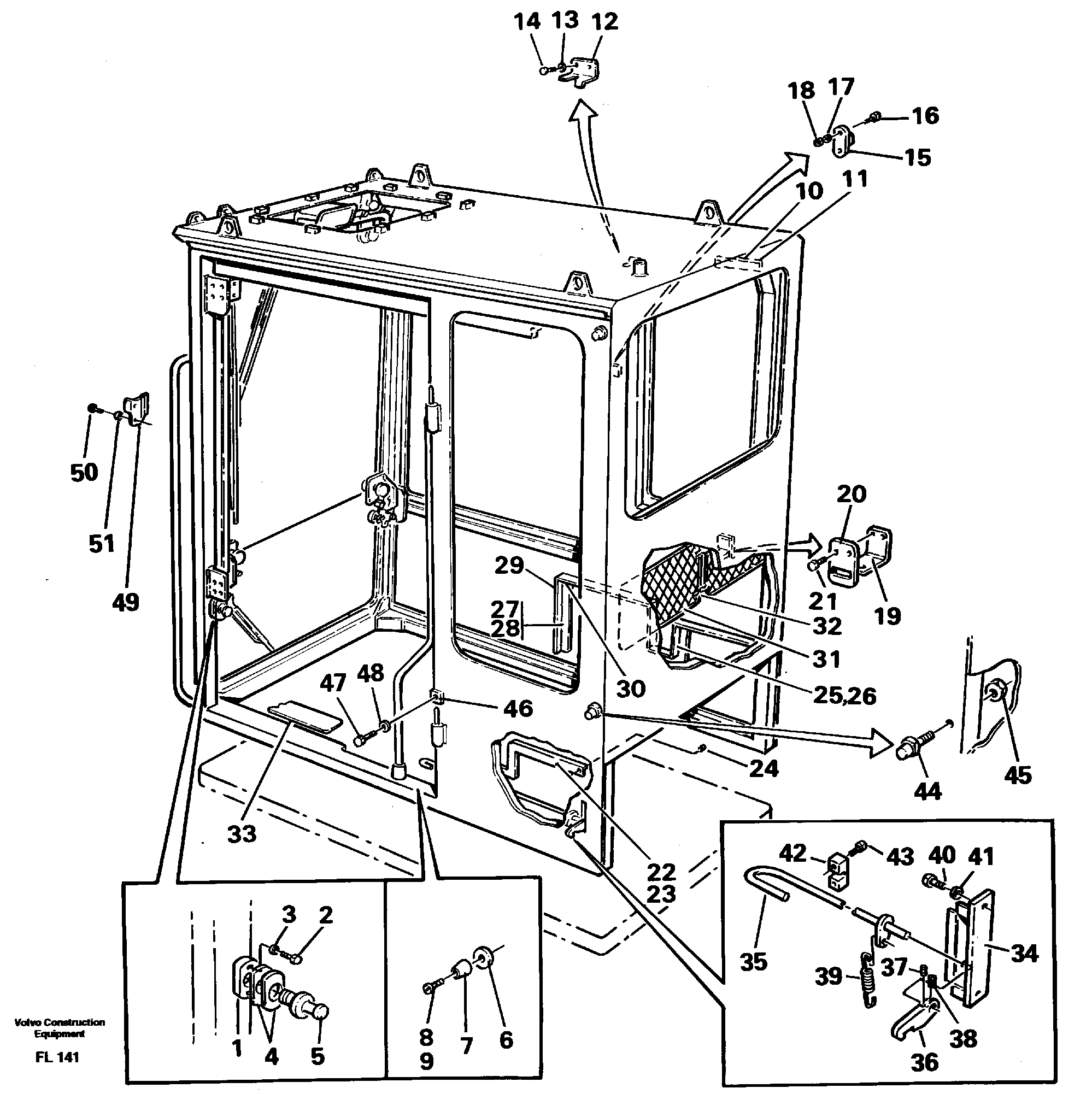 Interior components — volvo parts diagram