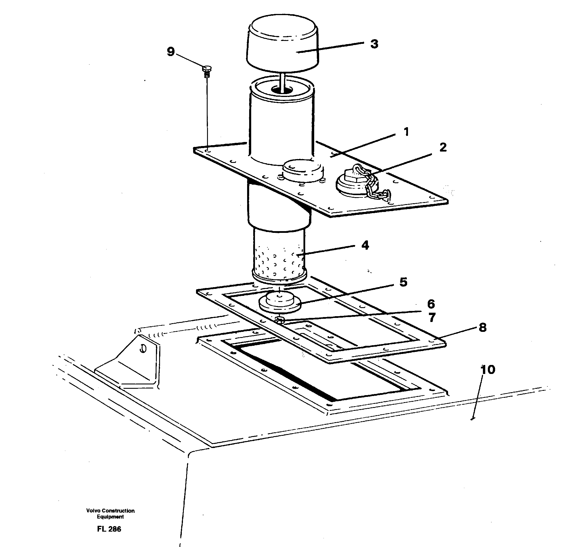 Cover  SER NO - 1660 — volvo parts diagram