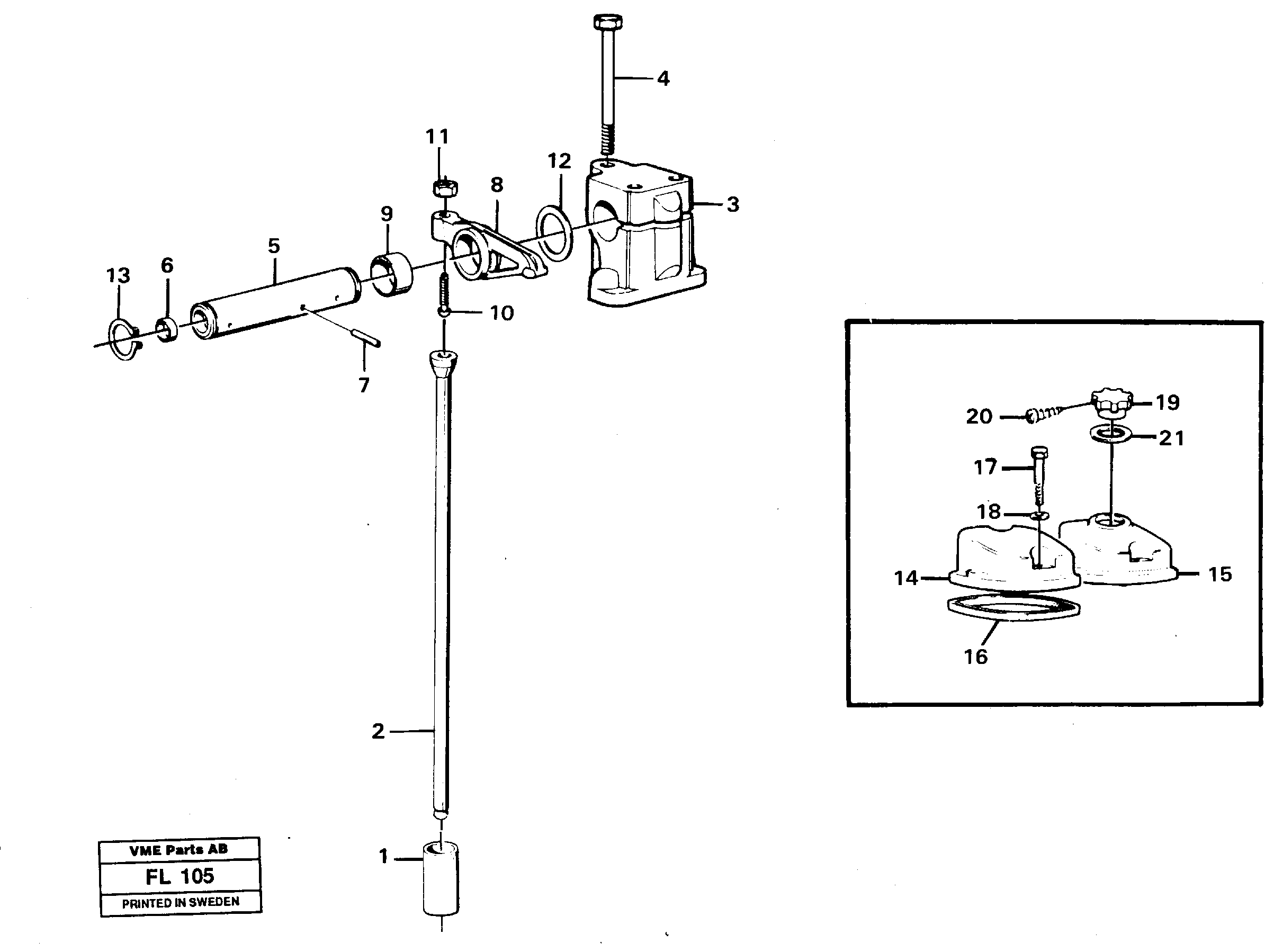 Valve mechanism — volvo parts diagram