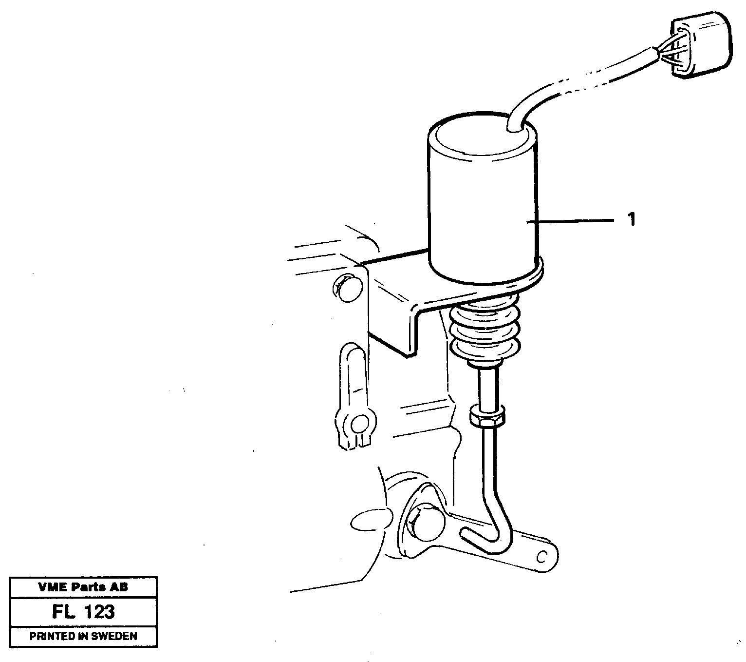 Stop control — volvo parts diagram