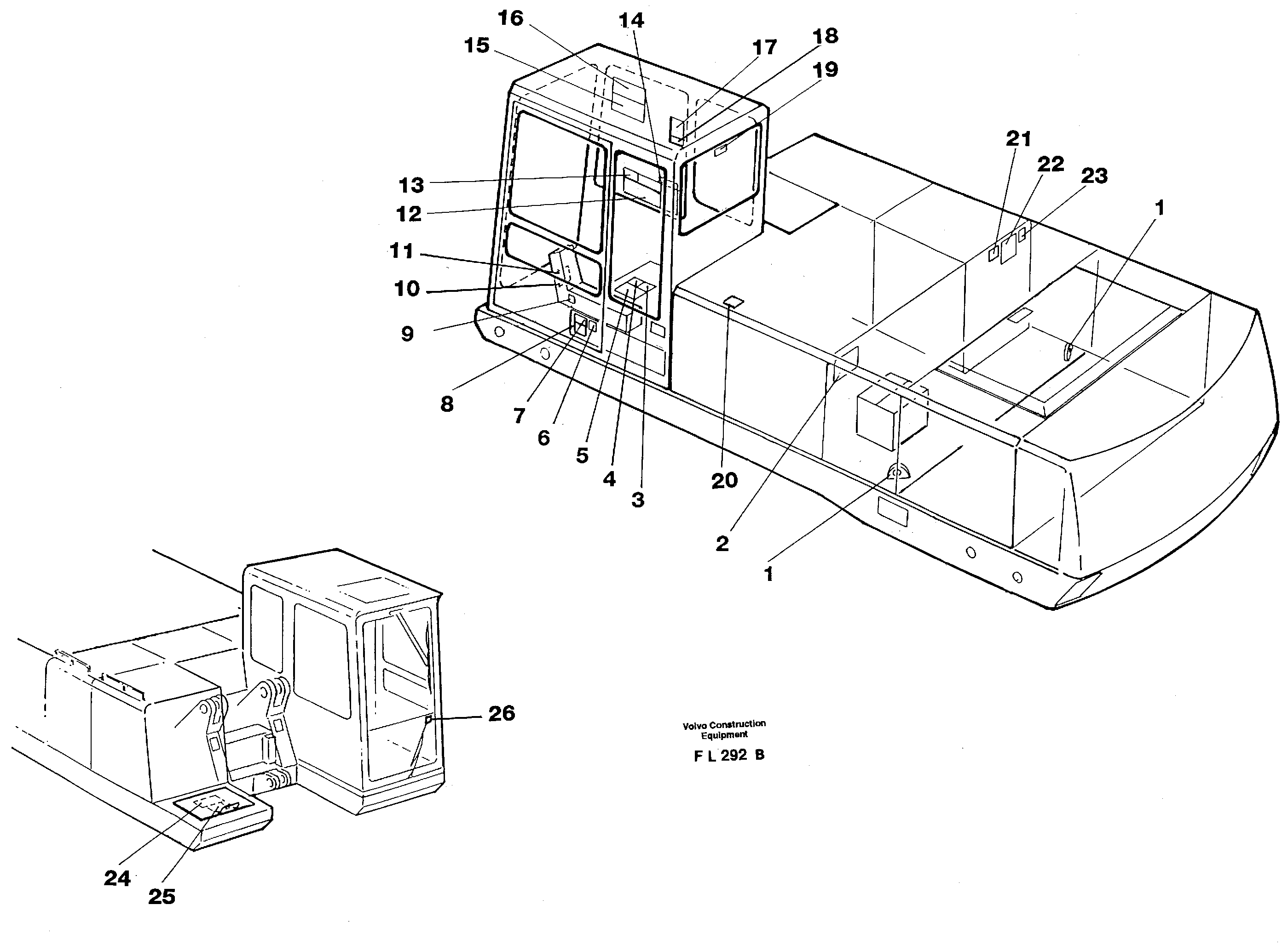 Sign plates and transfer,inner location — volvo parts diagram