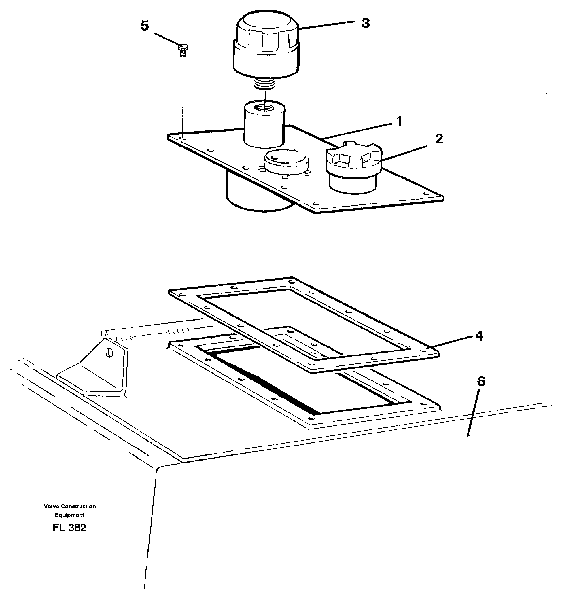 Cover  SER NO 1661 - — volvo parts diagram