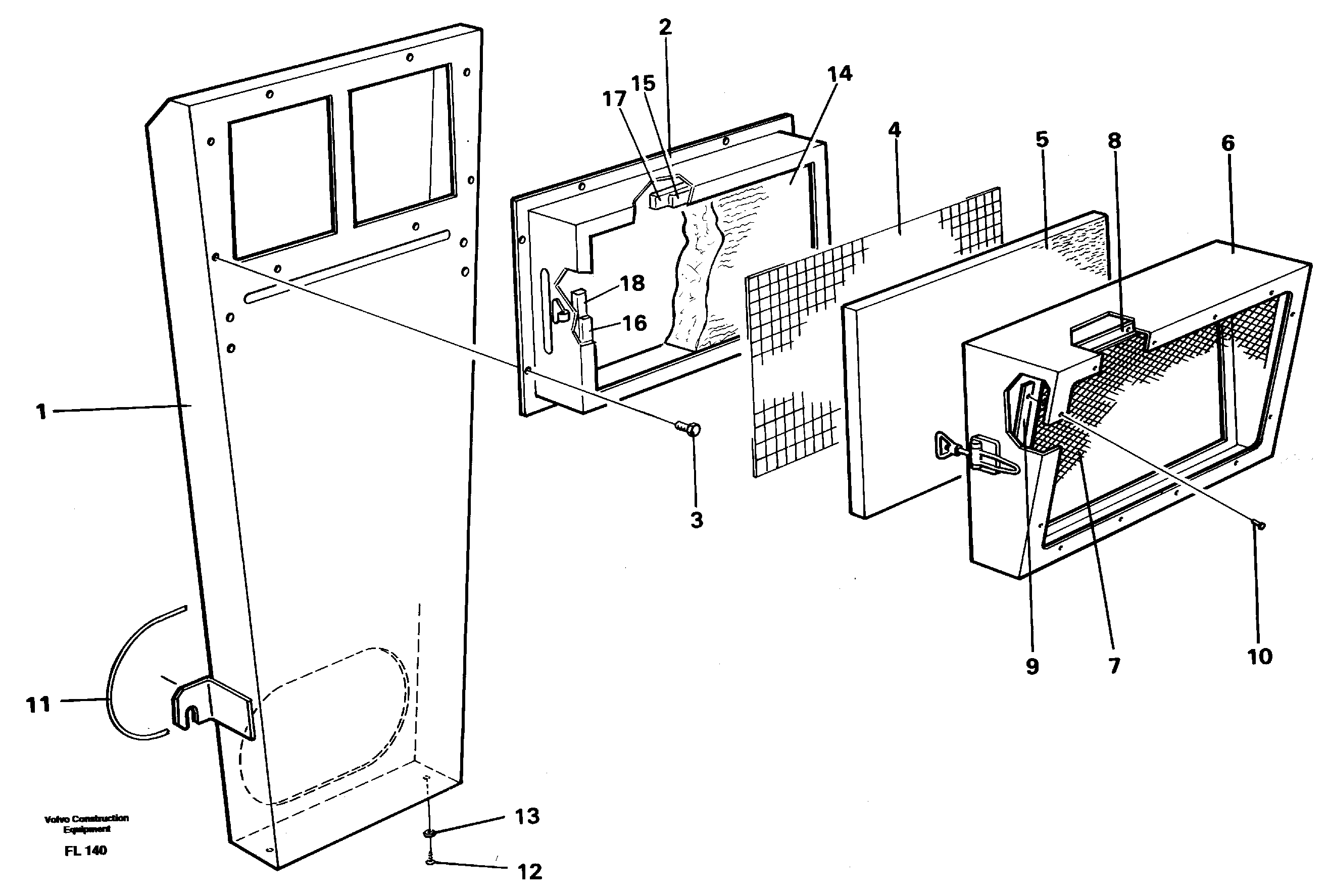 Air inlet — volvo parts diagram