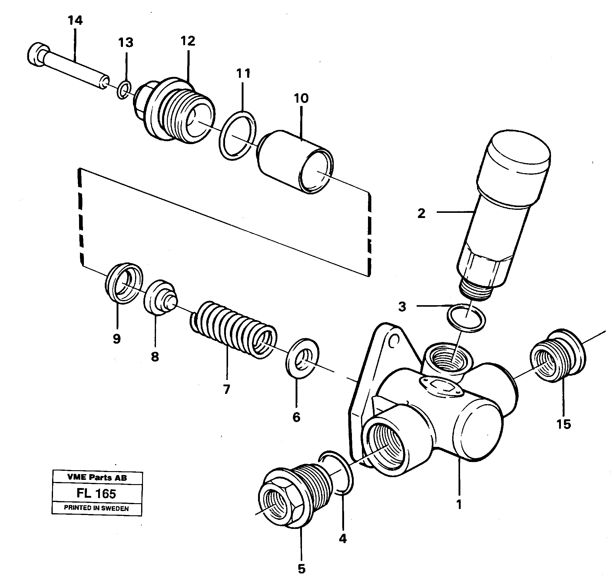 Feed pump — volvo parts diagram