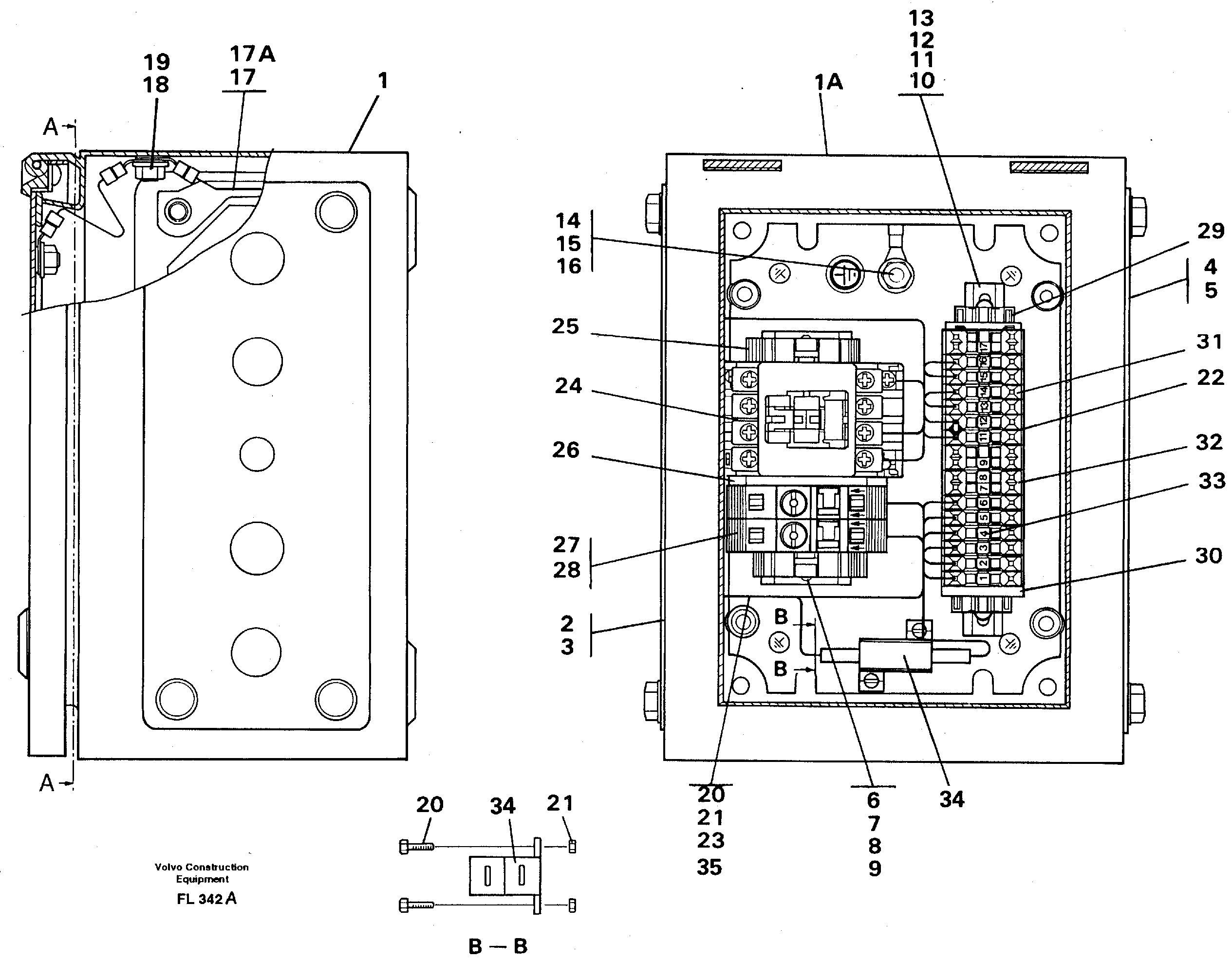 Magnet equipment Ohio, Electrical distribution unit  14264947 — volvo parts diagram