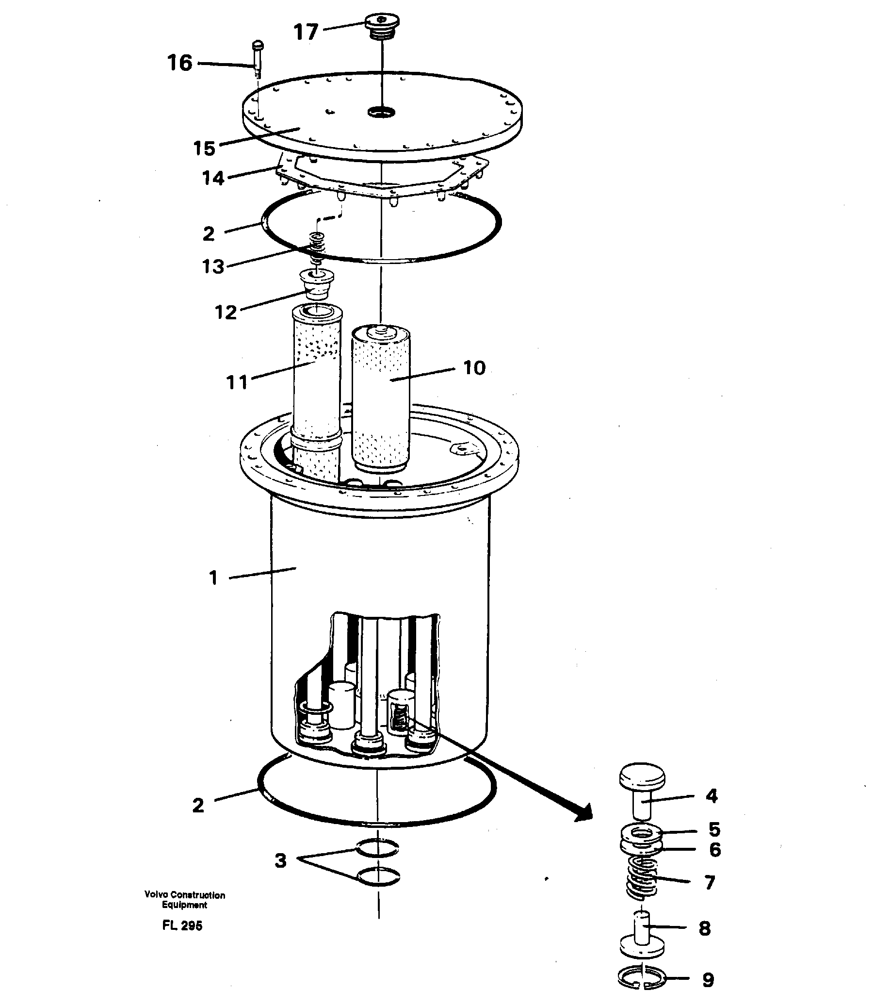 Filter box — volvo parts diagram
