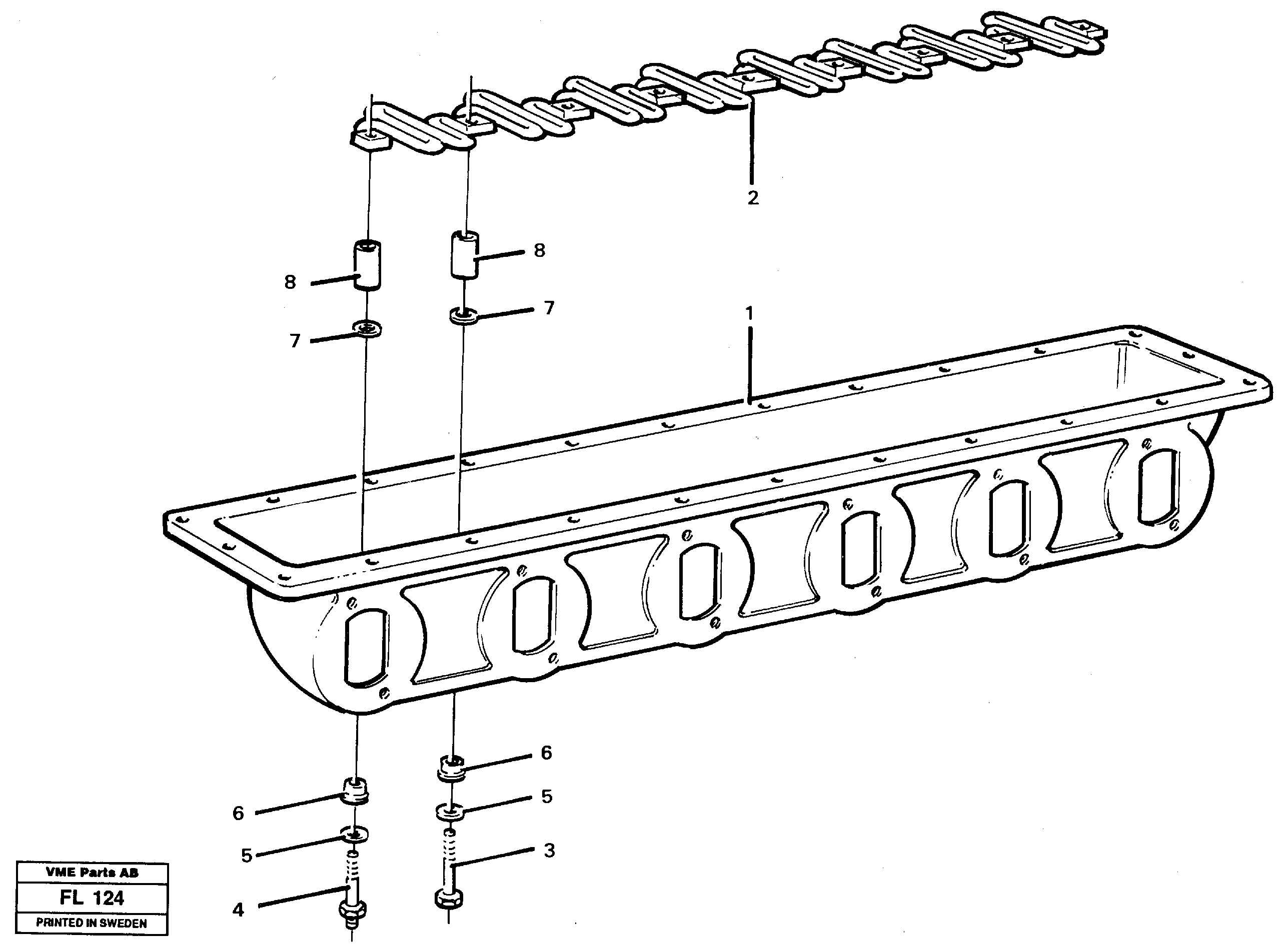 Inlet manifold — volvo parts diagram