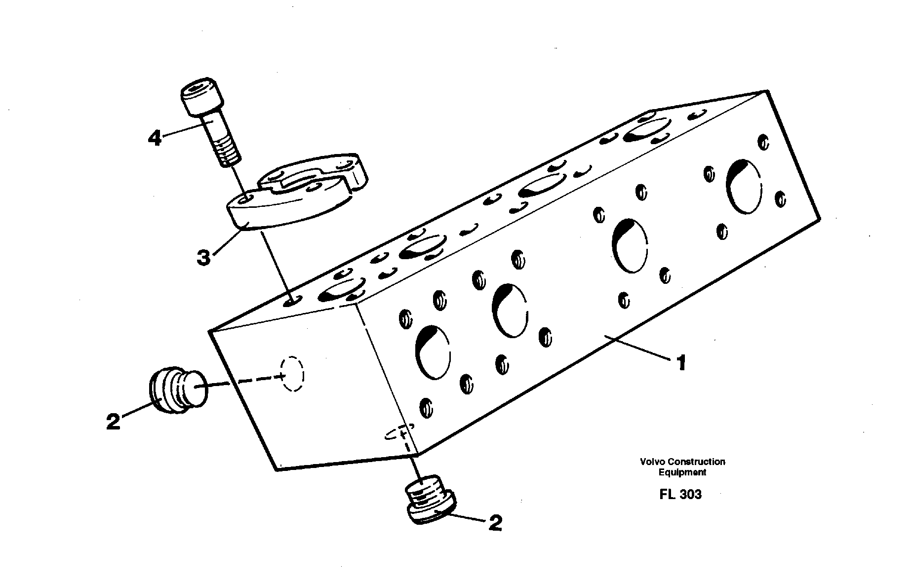 Connection board — volvo parts diagram