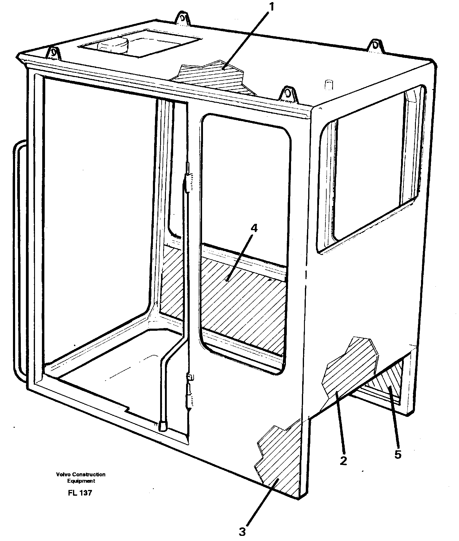 Cabin coating — volvo parts diagram