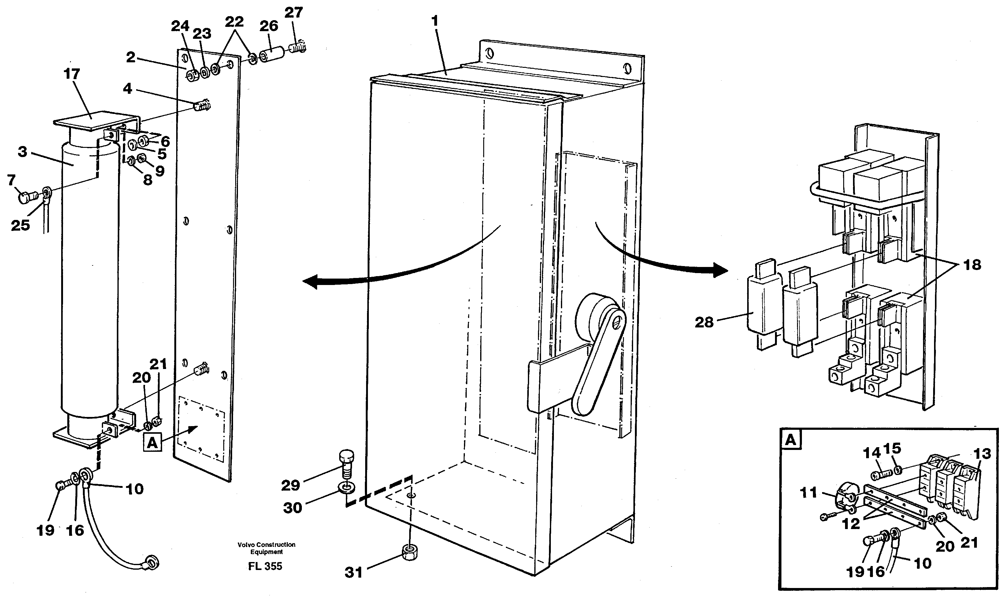 Magnet equipment Ohio, disconnector unit  14264947 — volvo parts diagram