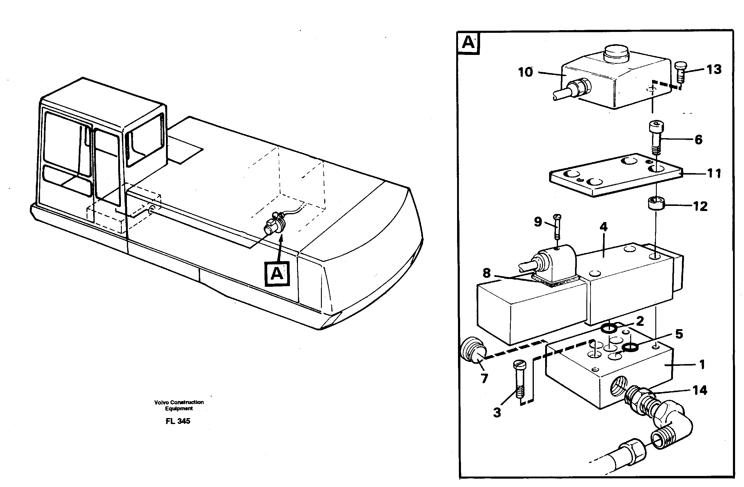 Overfilling guard 14265177 — volvo parts diagram