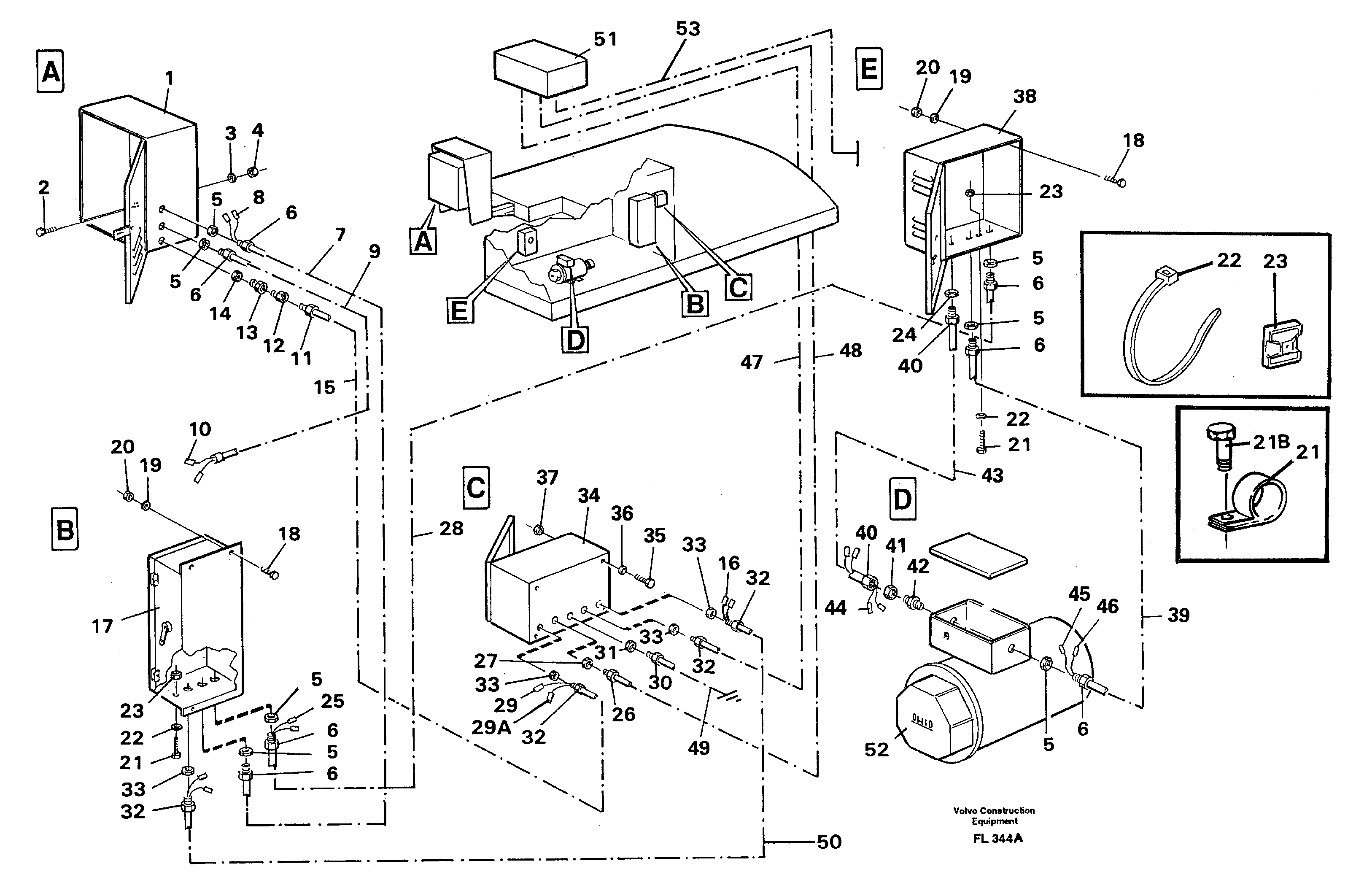 Magnet equipment Ohio, Eletric installation 25 kw alternator  14264947 — volvo parts diagram