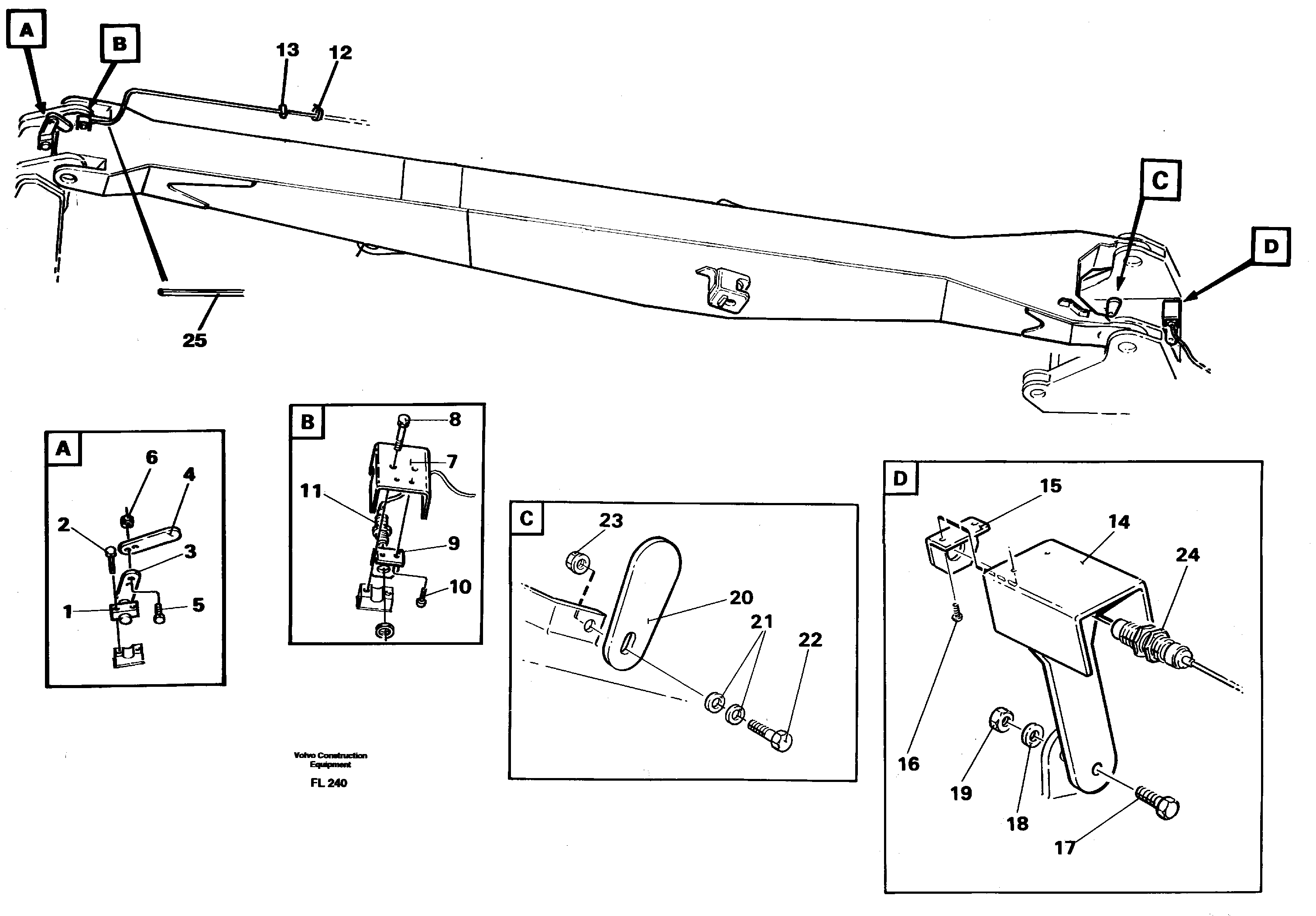 Electric installation on handling equipment — volvo parts diagram