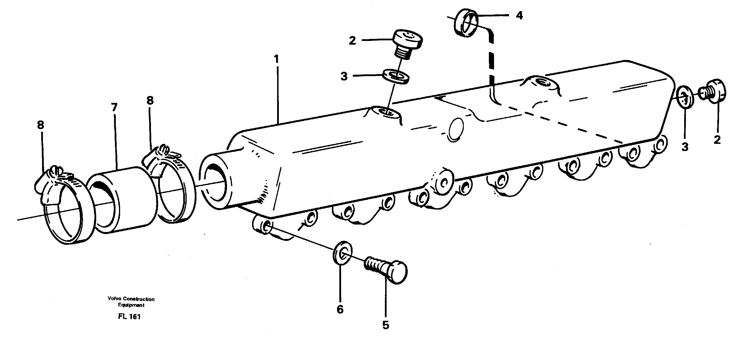 Water pipe — volvo parts diagram
