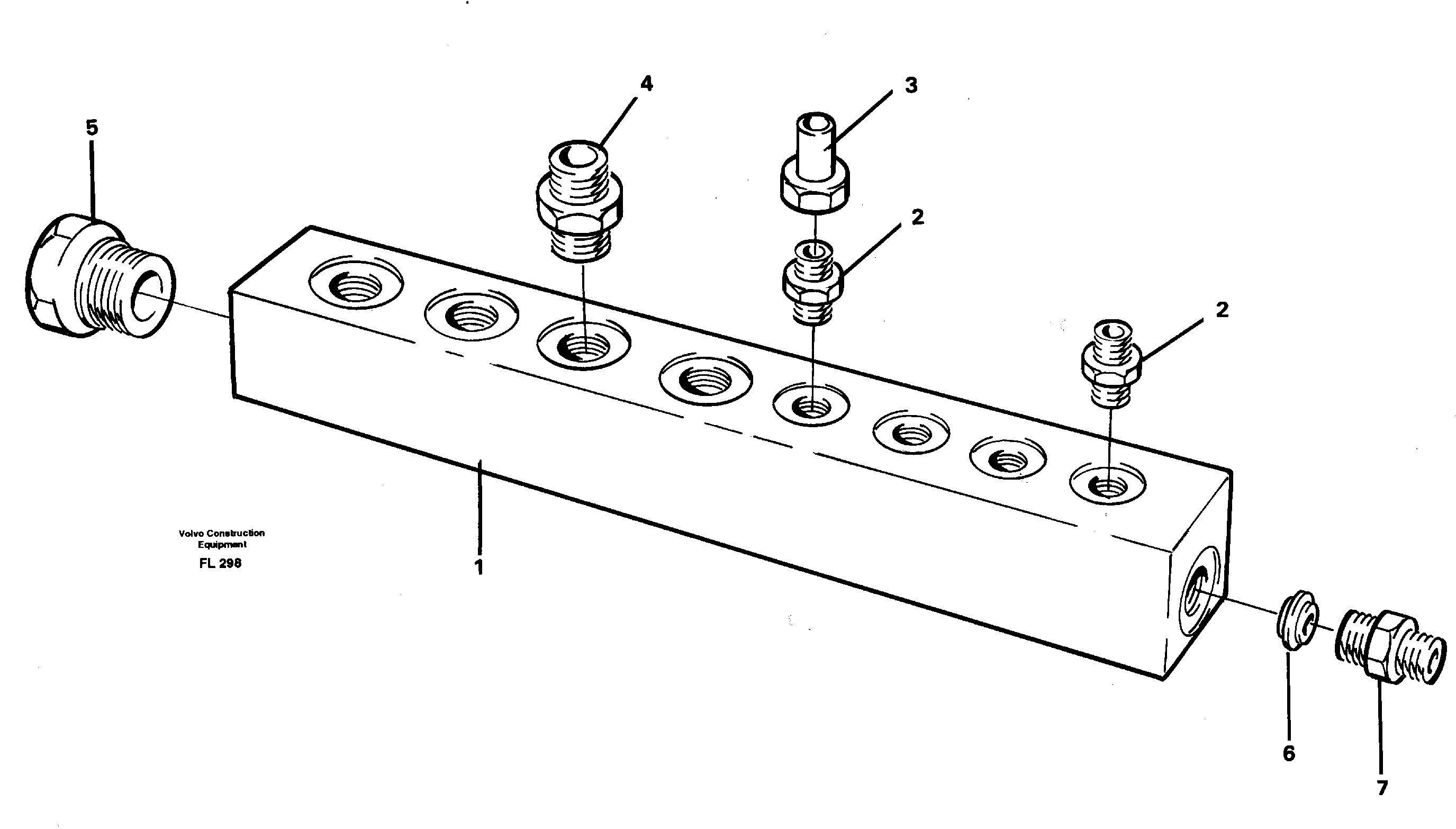 Connection board — volvo parts diagram