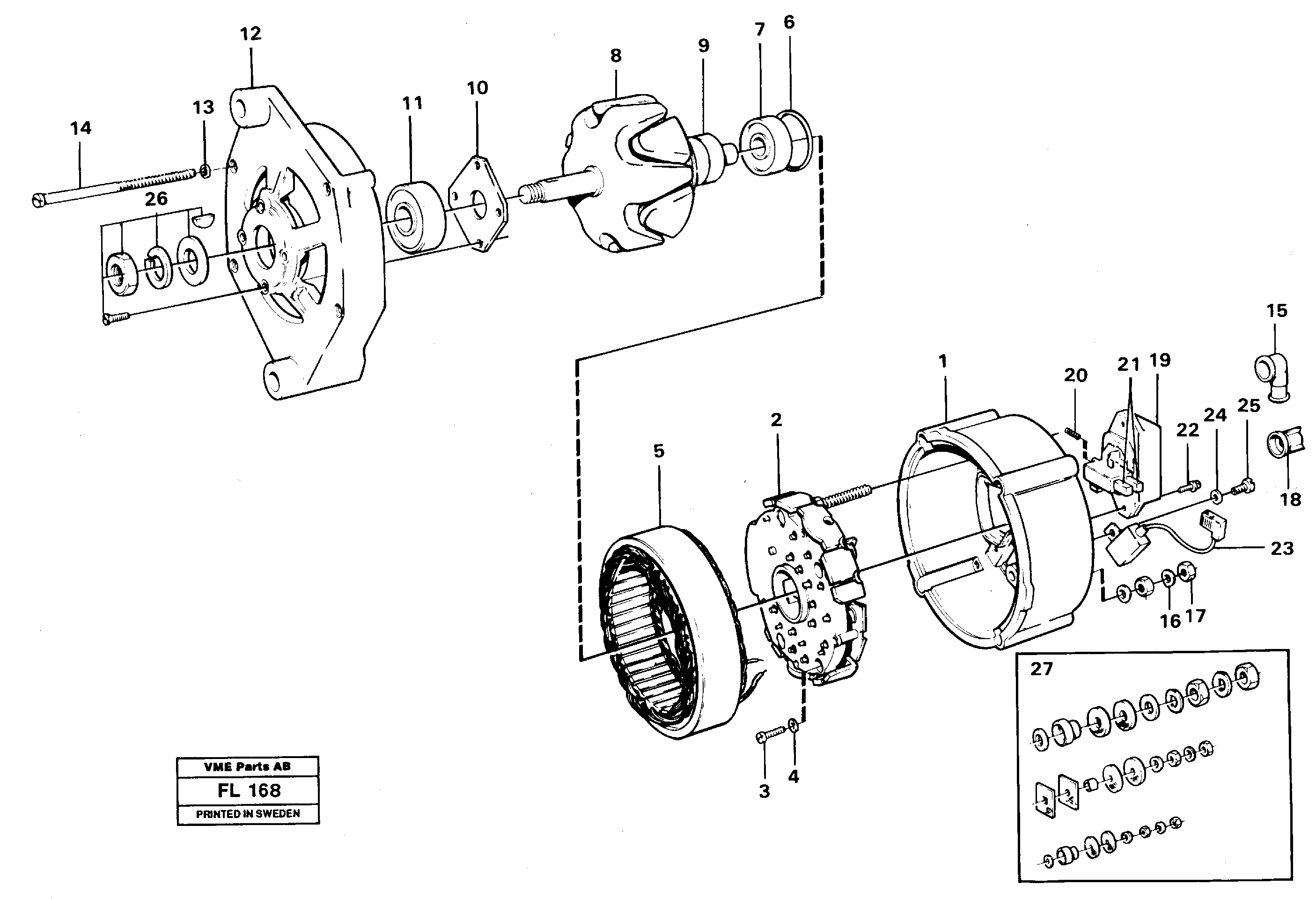 Alternator — volvo parts diagram