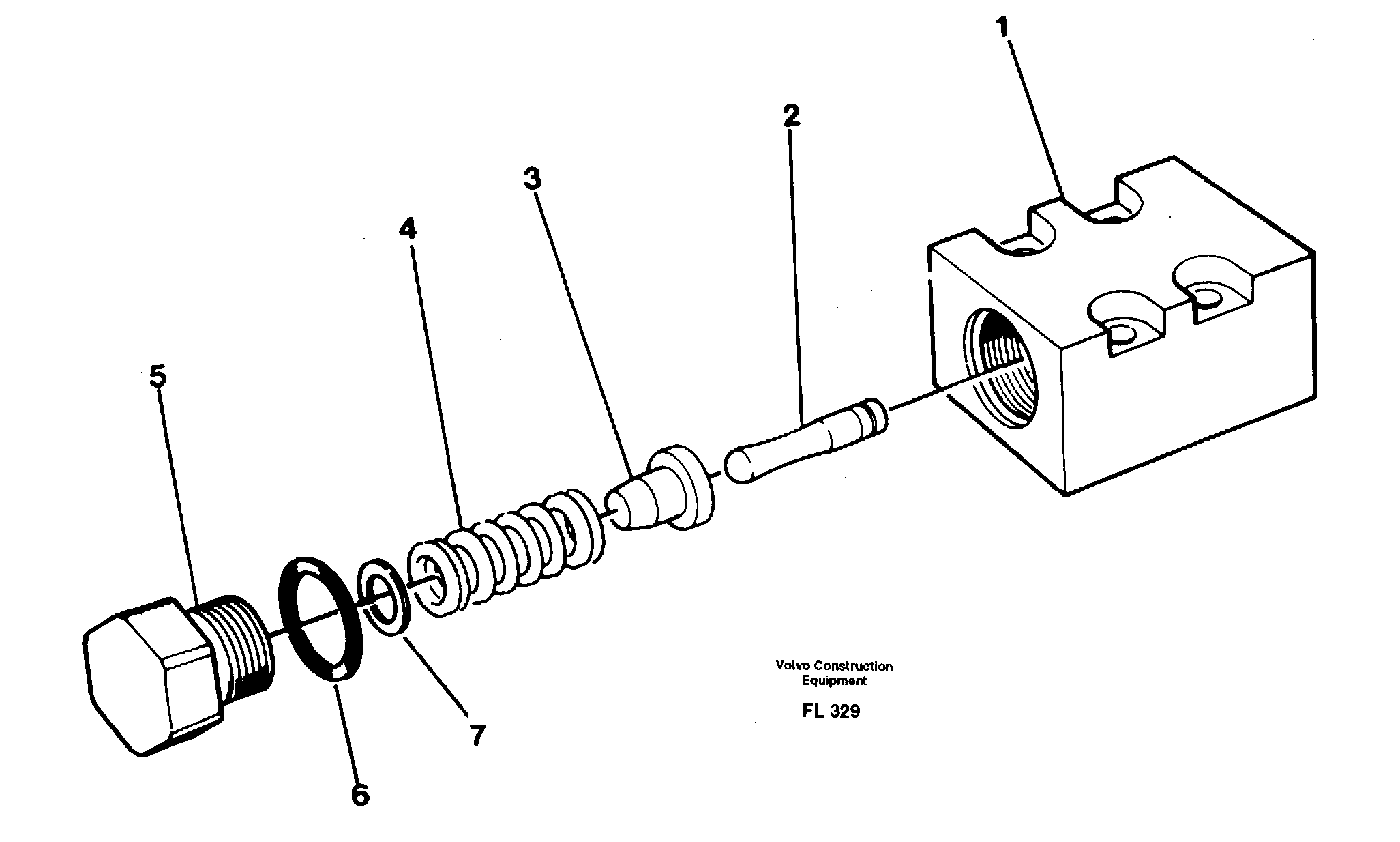 Pressure limiting valve  14263614 — volvo parts diagram