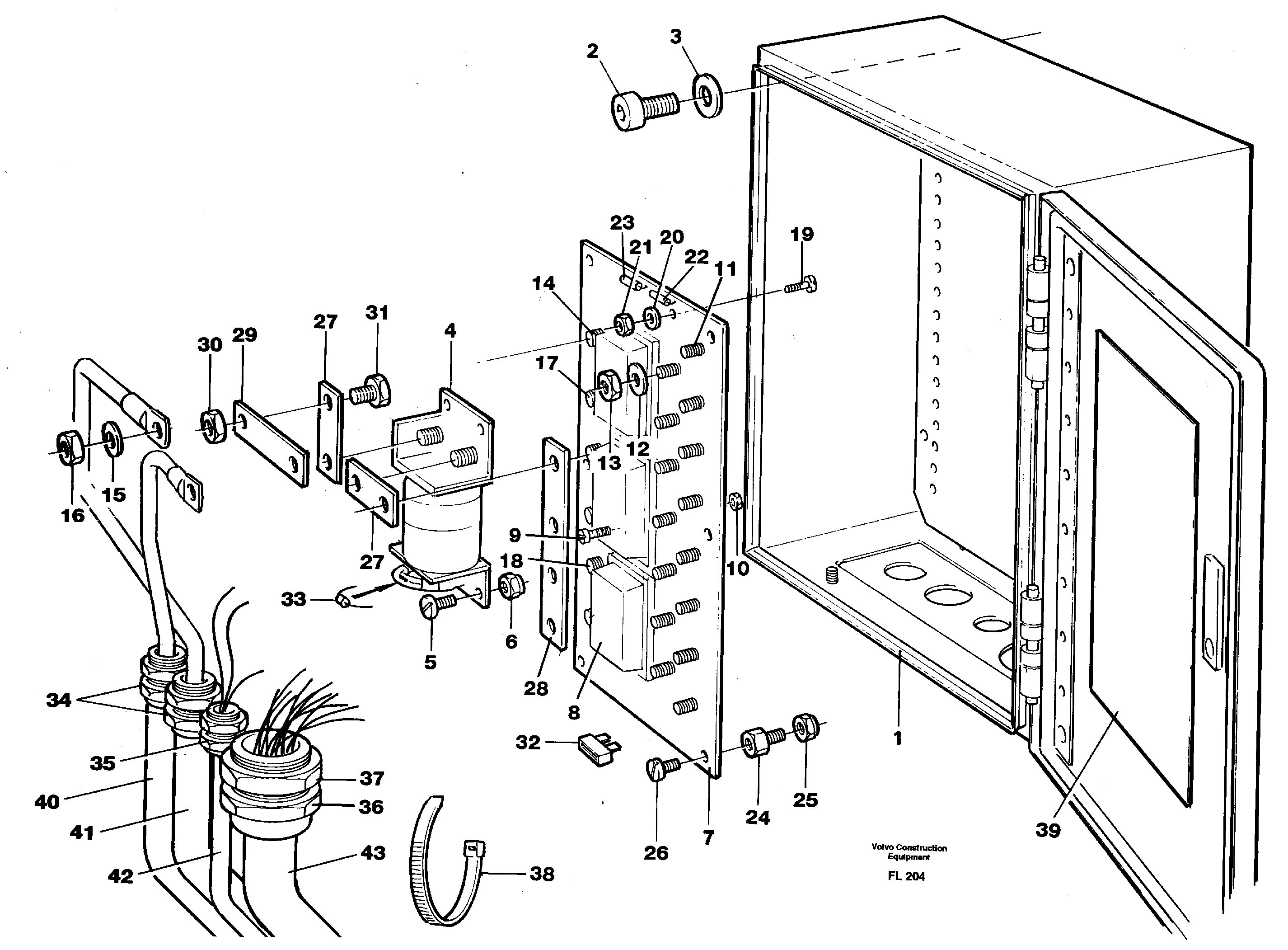 Main fuse box — volvo parts diagram