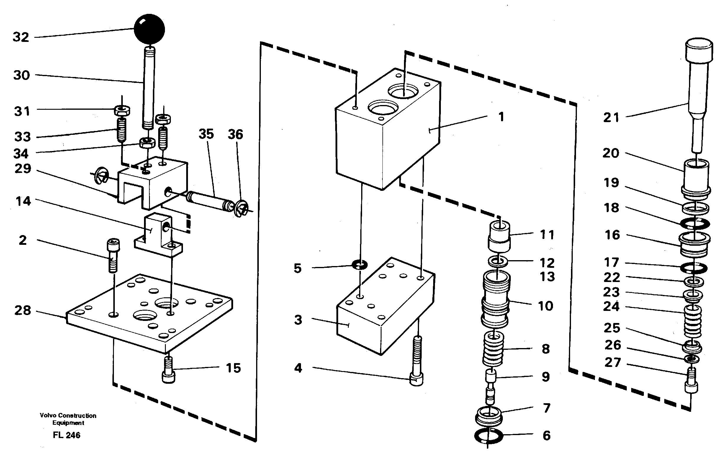 Control pressure valve — volvo parts diagram