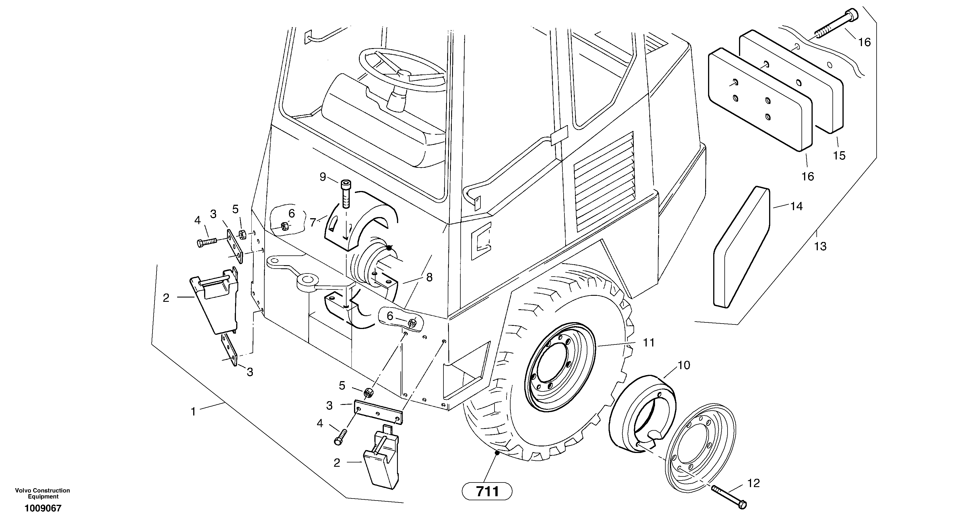 Counterweights — volvo parts diagram