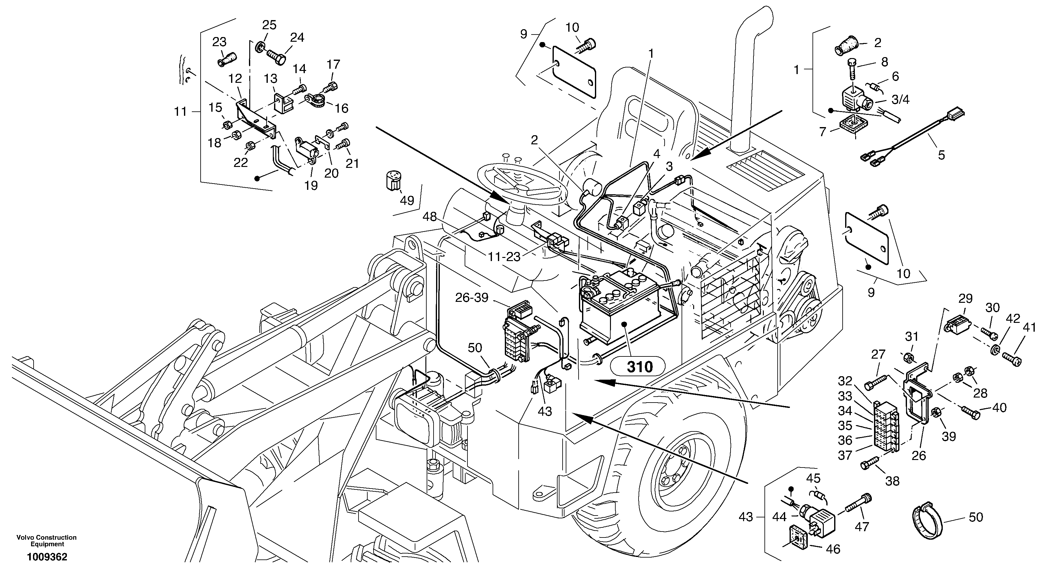 Electric installation — volvo parts diagram