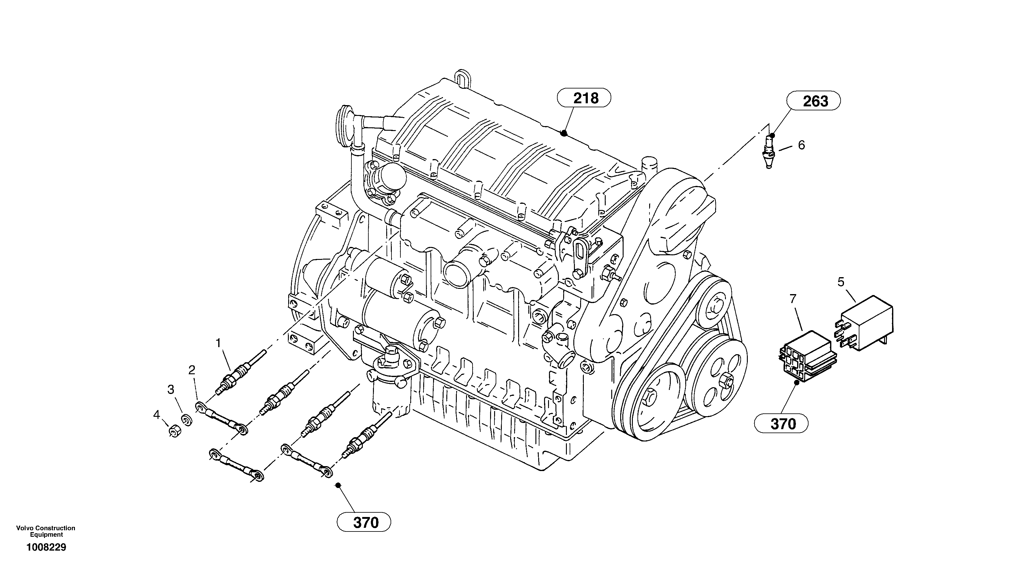 Electric - Engine — volvo parts diagram