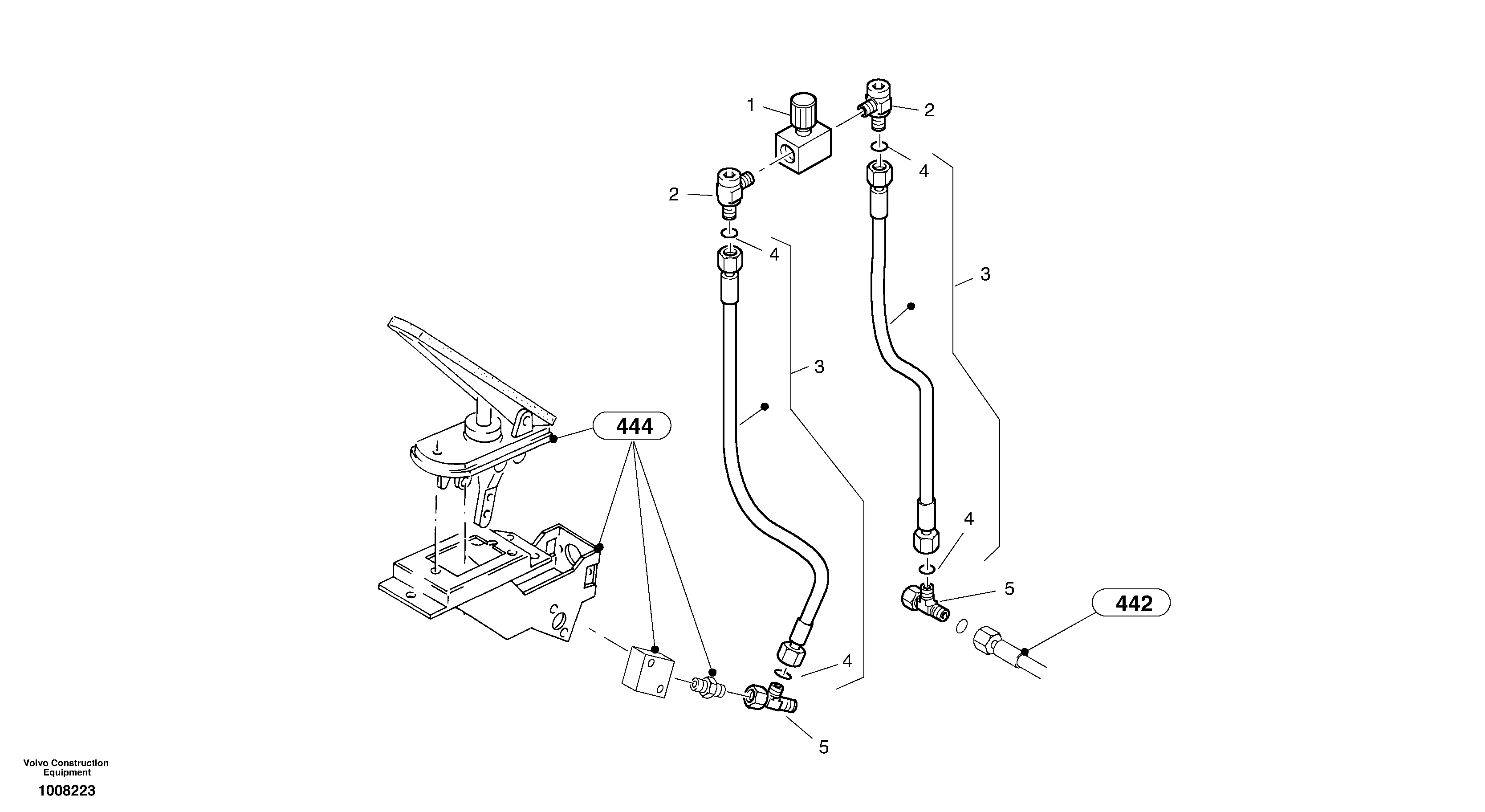Hand inch control — volvo parts diagram