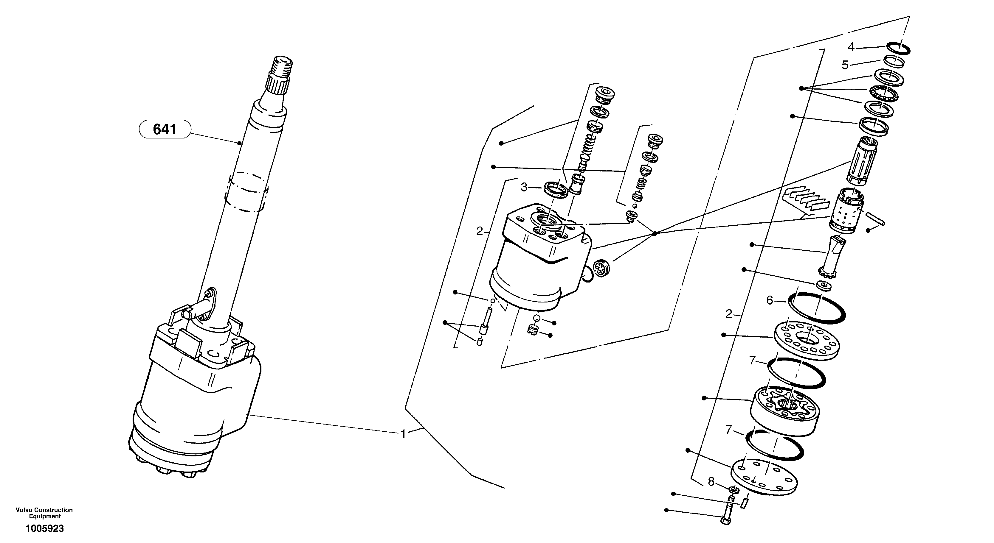 Steering valve — volvo parts diagram