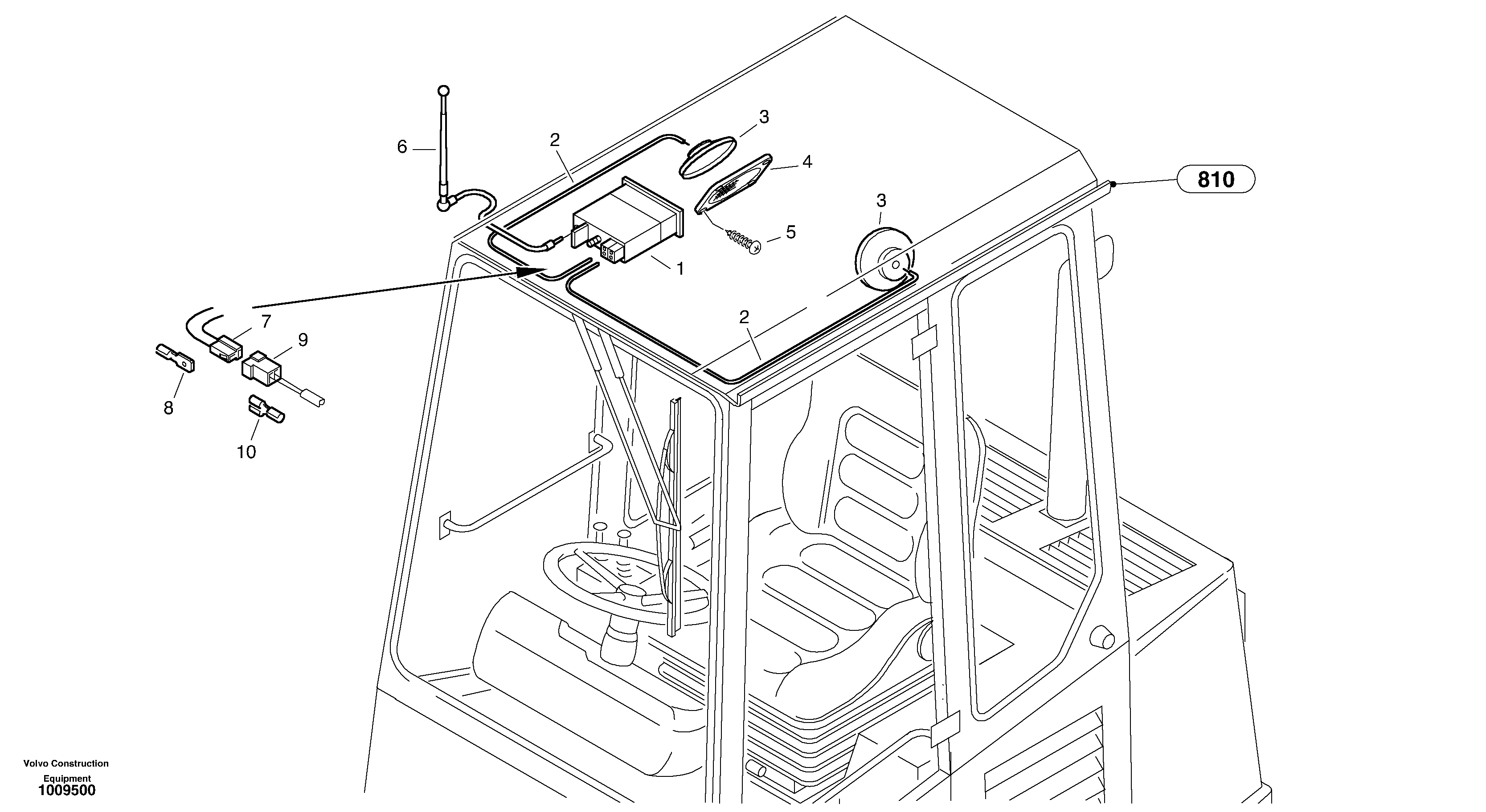 Radio — volvo parts diagram