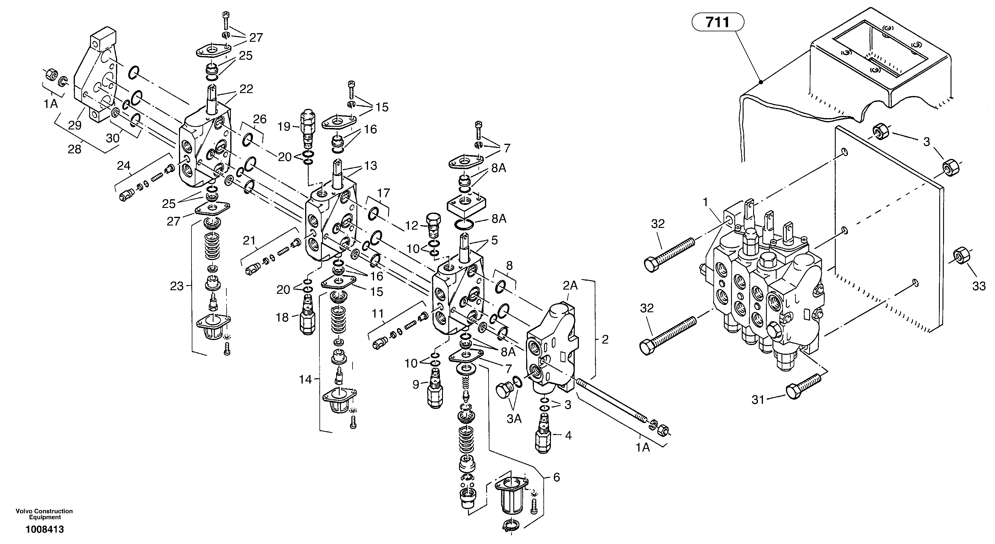Control valve — volvo parts diagram