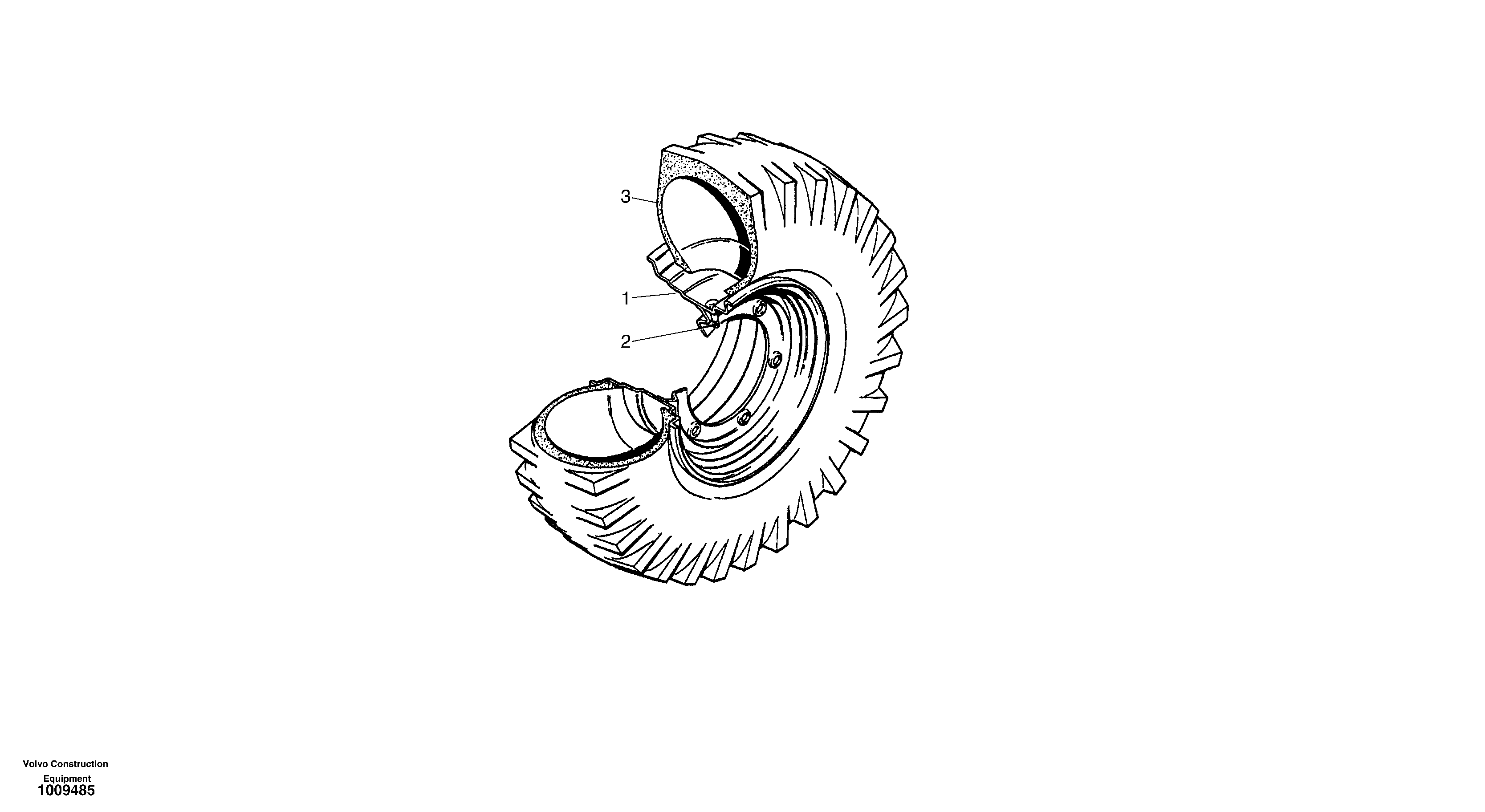 Wheels  2802858, 2802852, 2806998, 2806793, 2809499 — volvo parts diagram