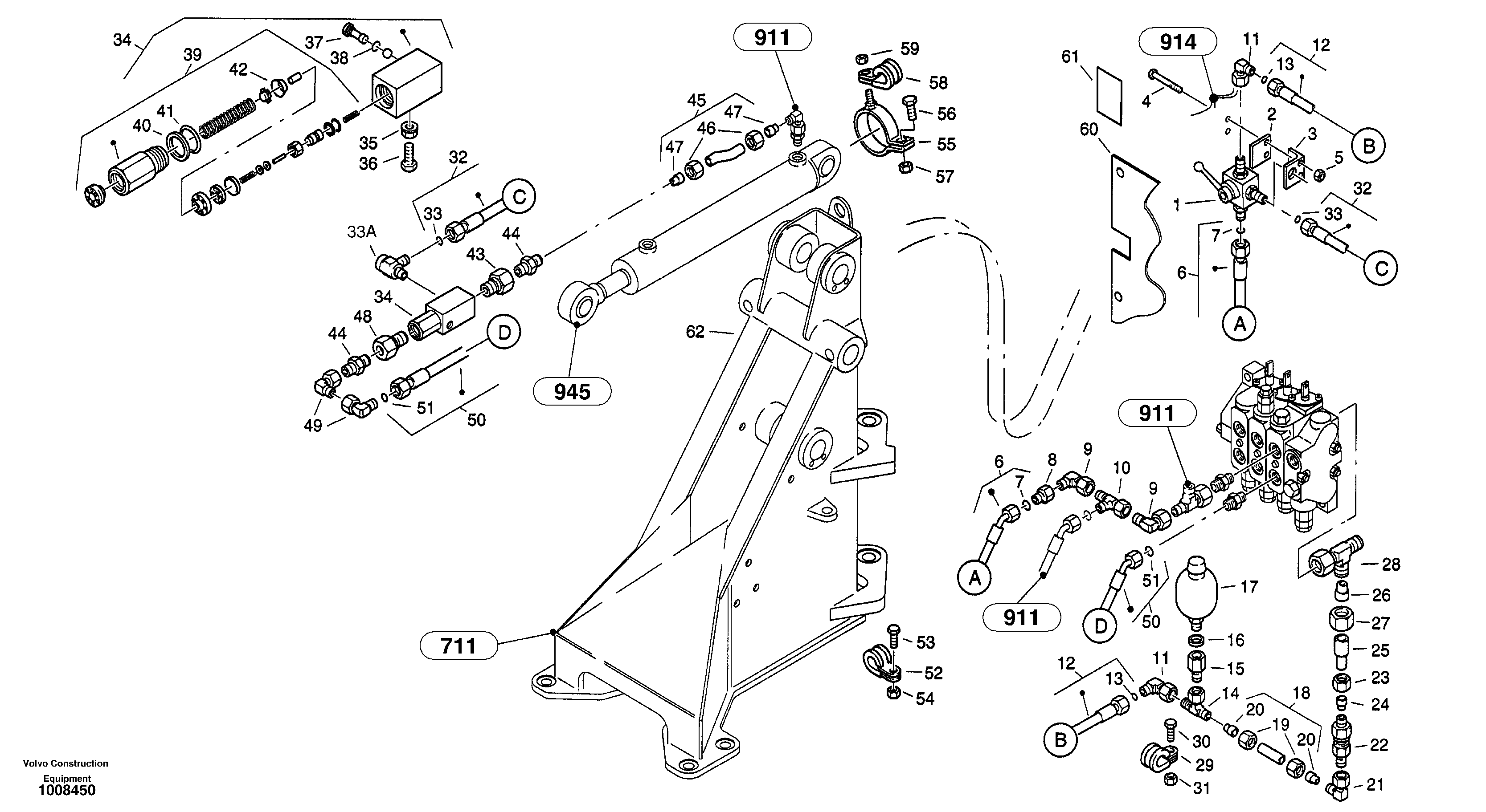 Line fracture safety - Lift — volvo parts diagram