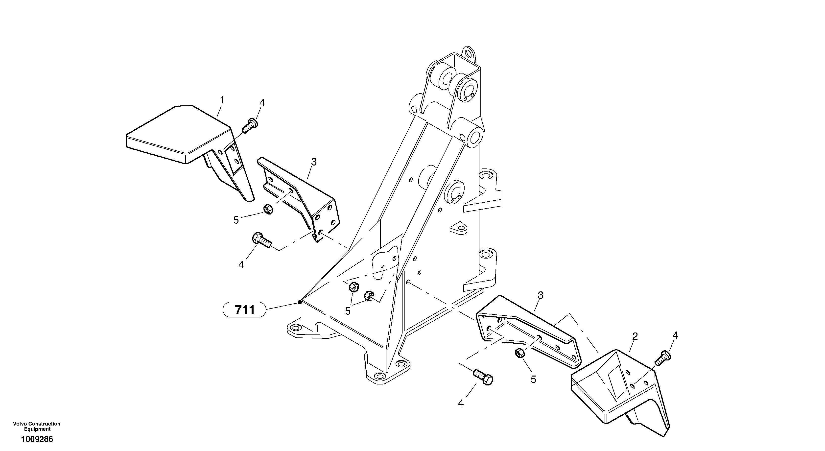 Mudguards - front — volvo parts diagram