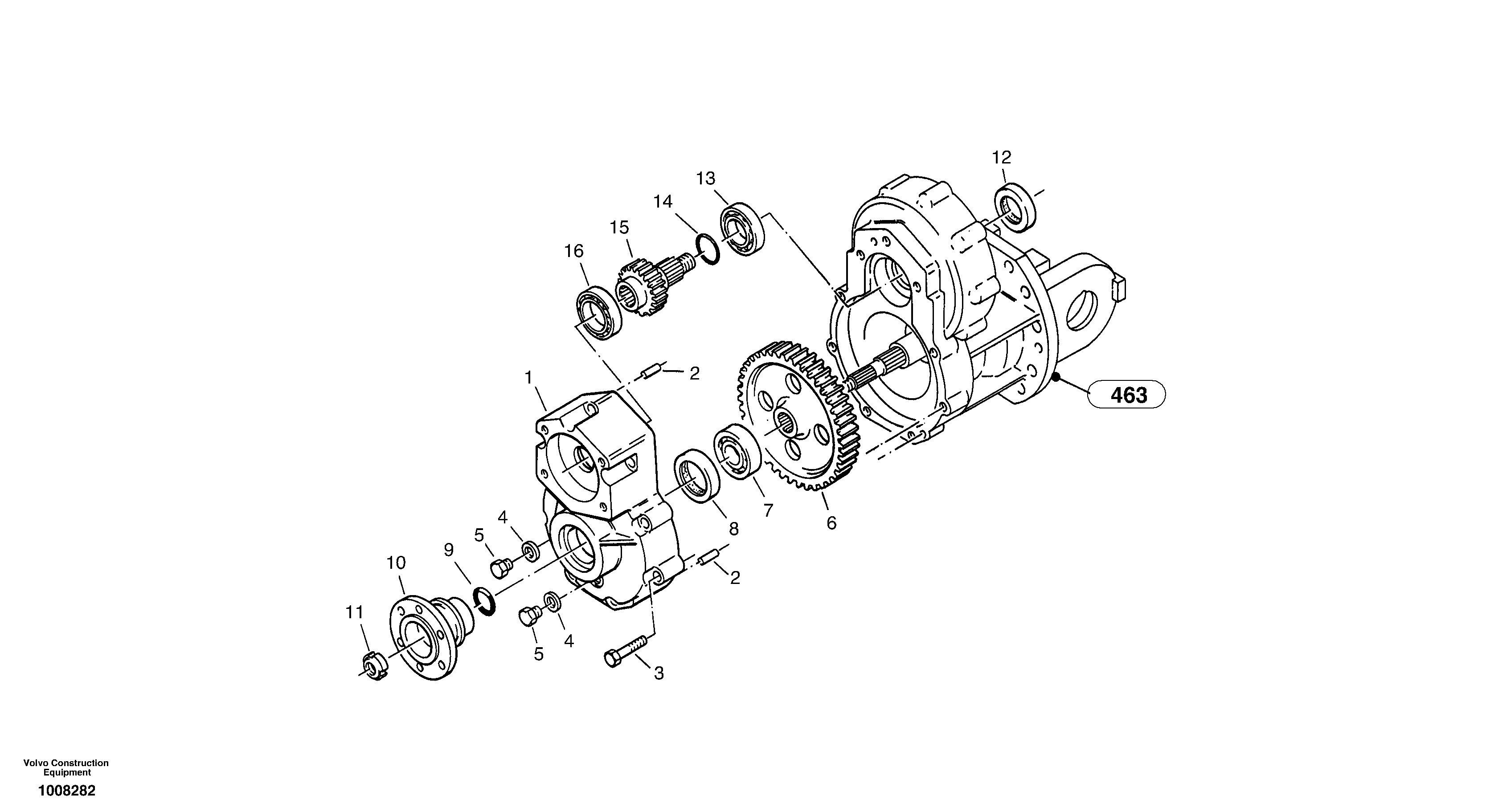 Gearbox assy — volvo parts diagram